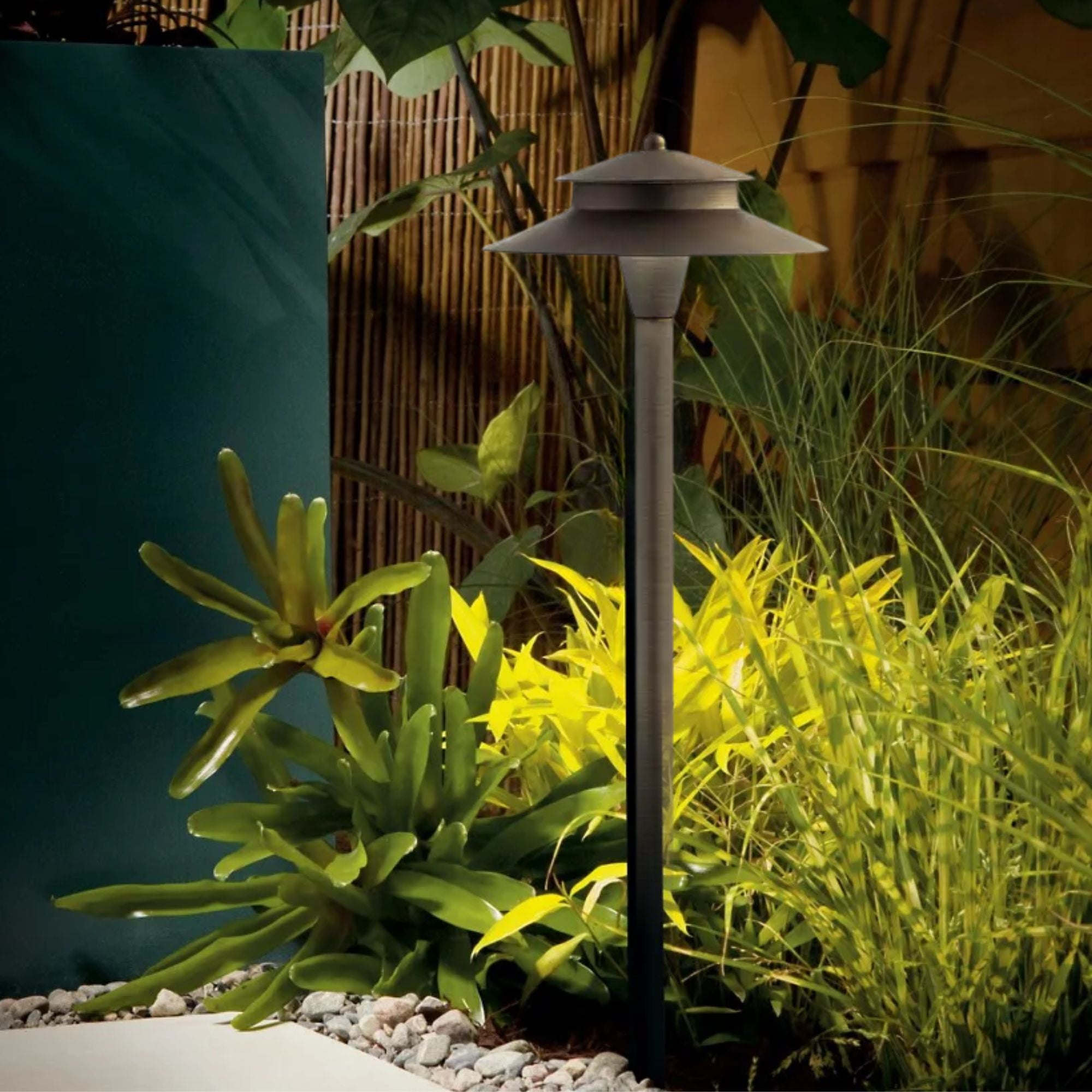 Kichler CBR LED Integrated 22.75" 2700K Path Light in Centennial Brass