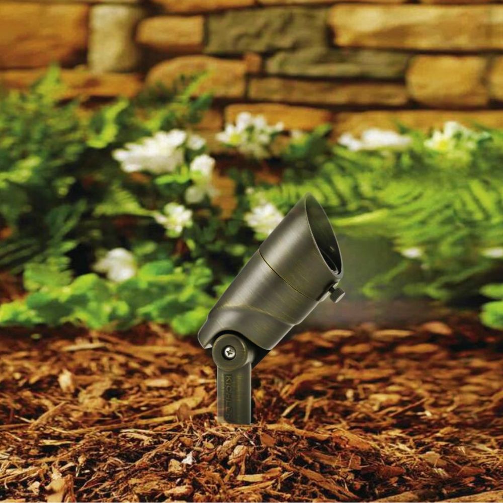 LED 2700K Small Spot Light, 15 Degree, Centennial Brass