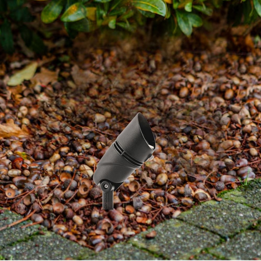 LED 2700K Large Spot Light, 35 Degree, Textured Architectural Bronze