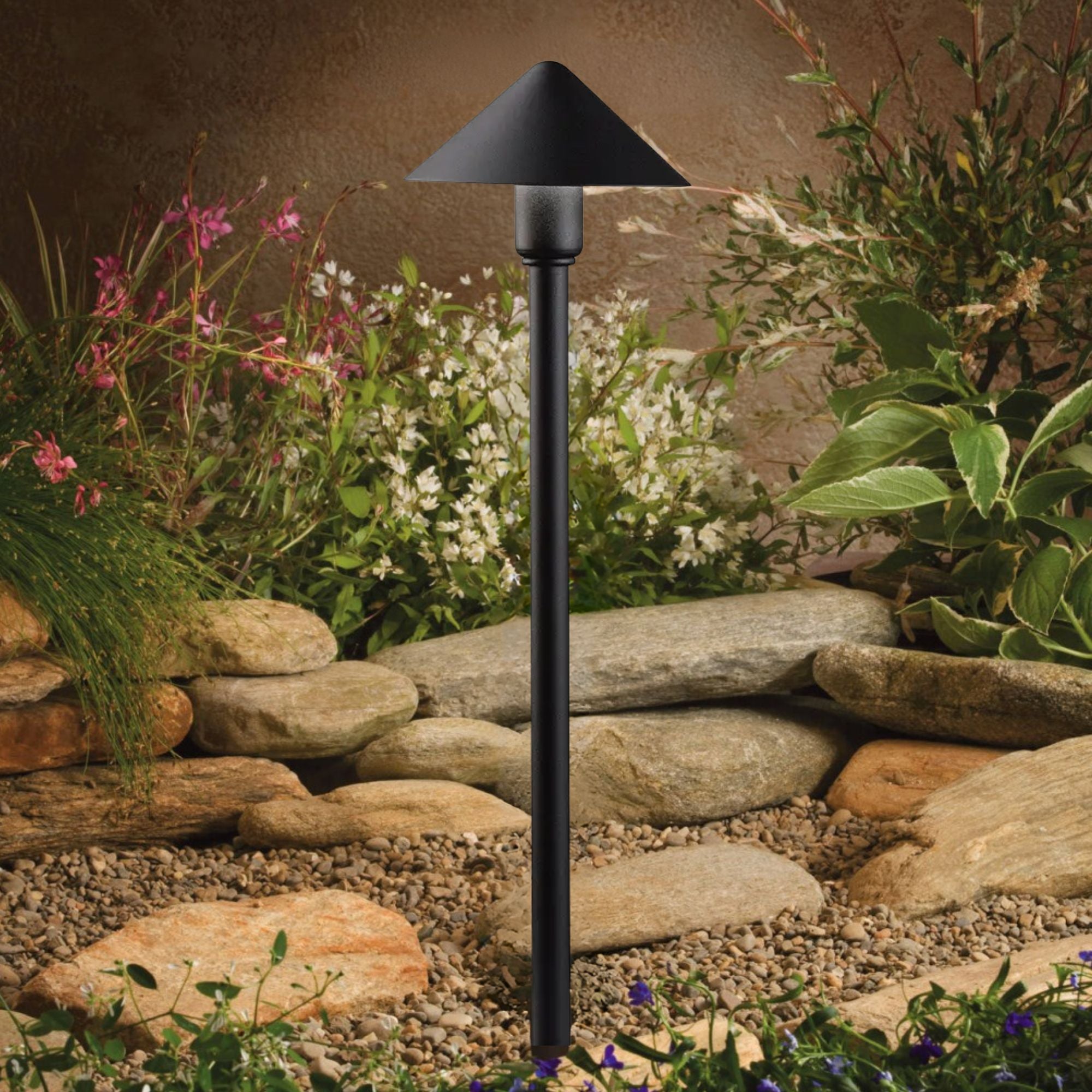 Kichler CBR LED Integrated 21" 2700K Path Light in Textured Black
