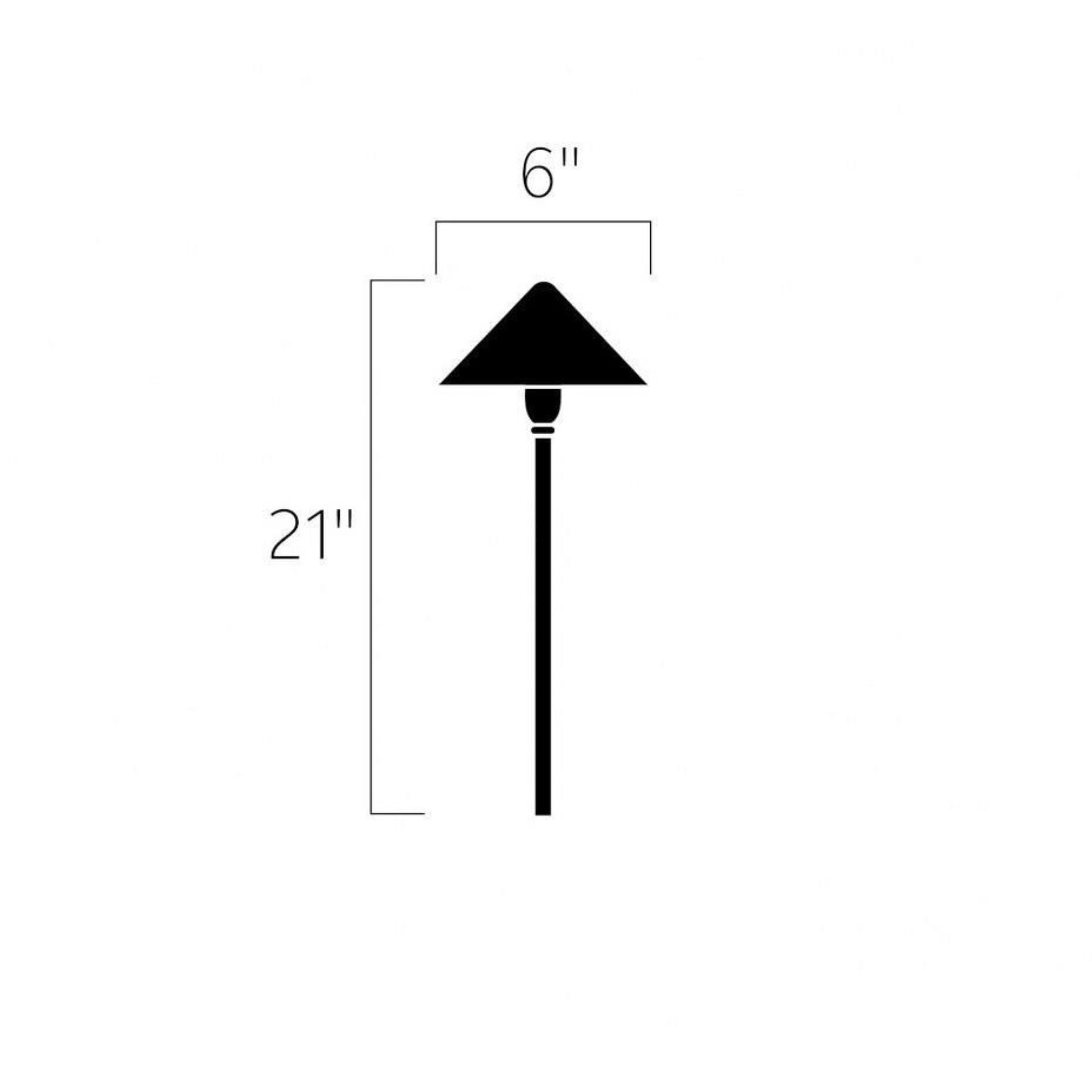 Kichler CBR LED Integrated 21" 3000K Path Light in Textured Black
