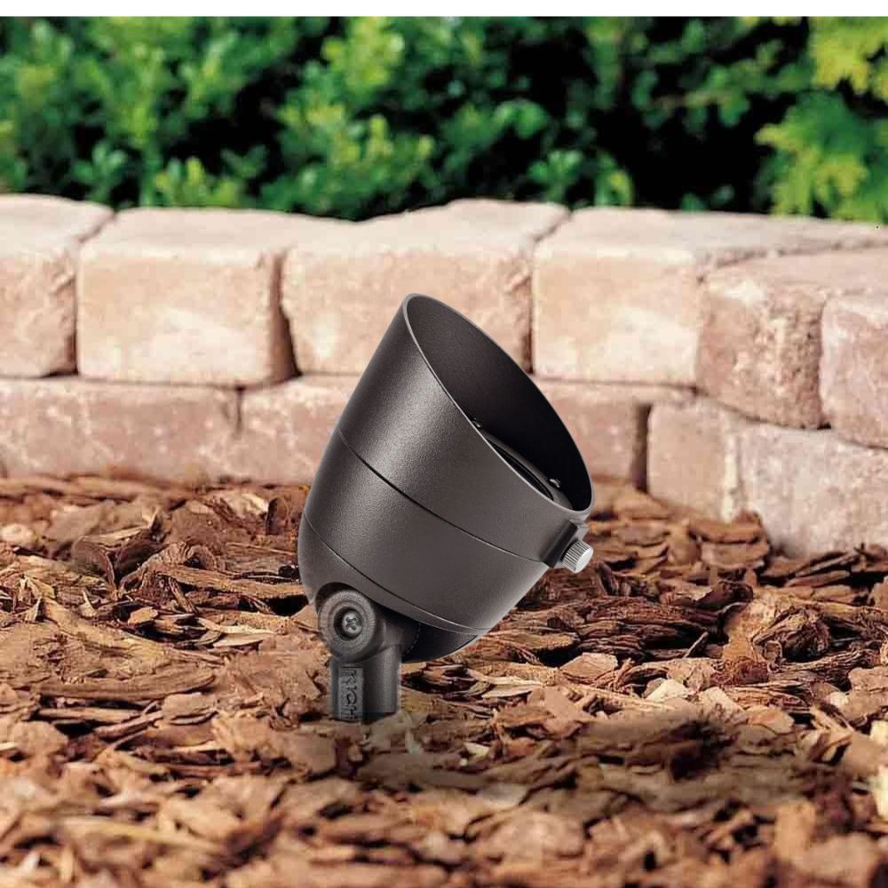 LED Integrated Accent Spot Light, 2700K, 10 Degree, Textured Architectural Bronze