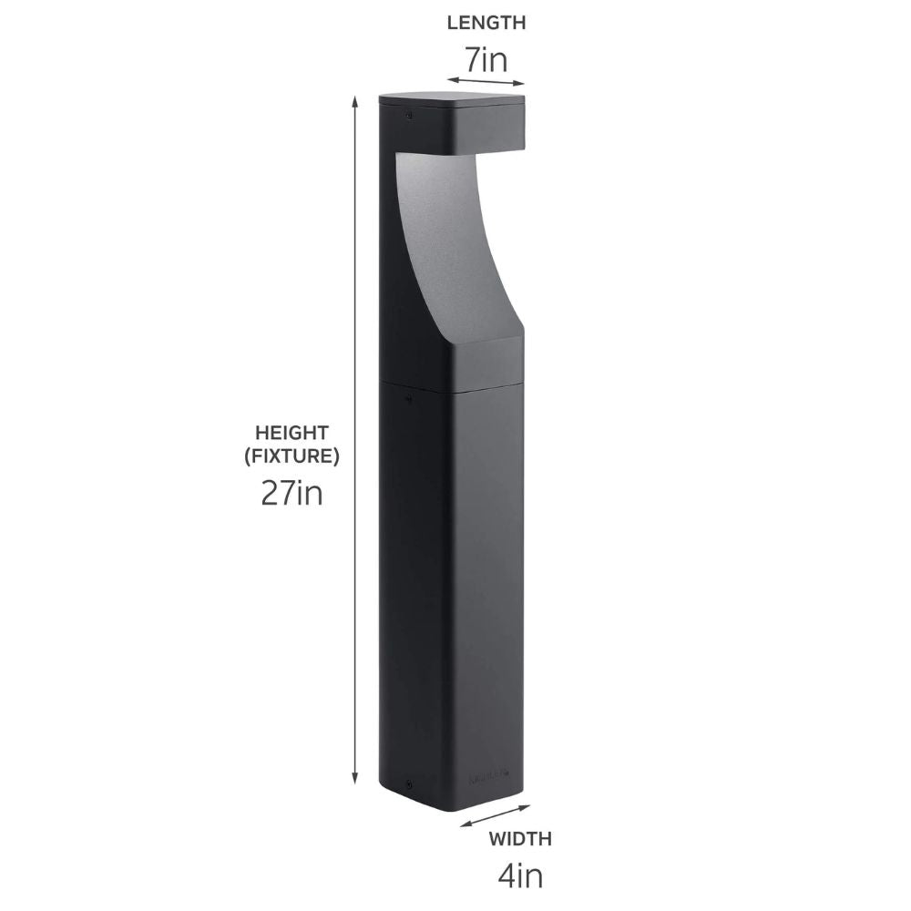 Kichler Bollard 27" Path Light in Textured Architectural Bronze