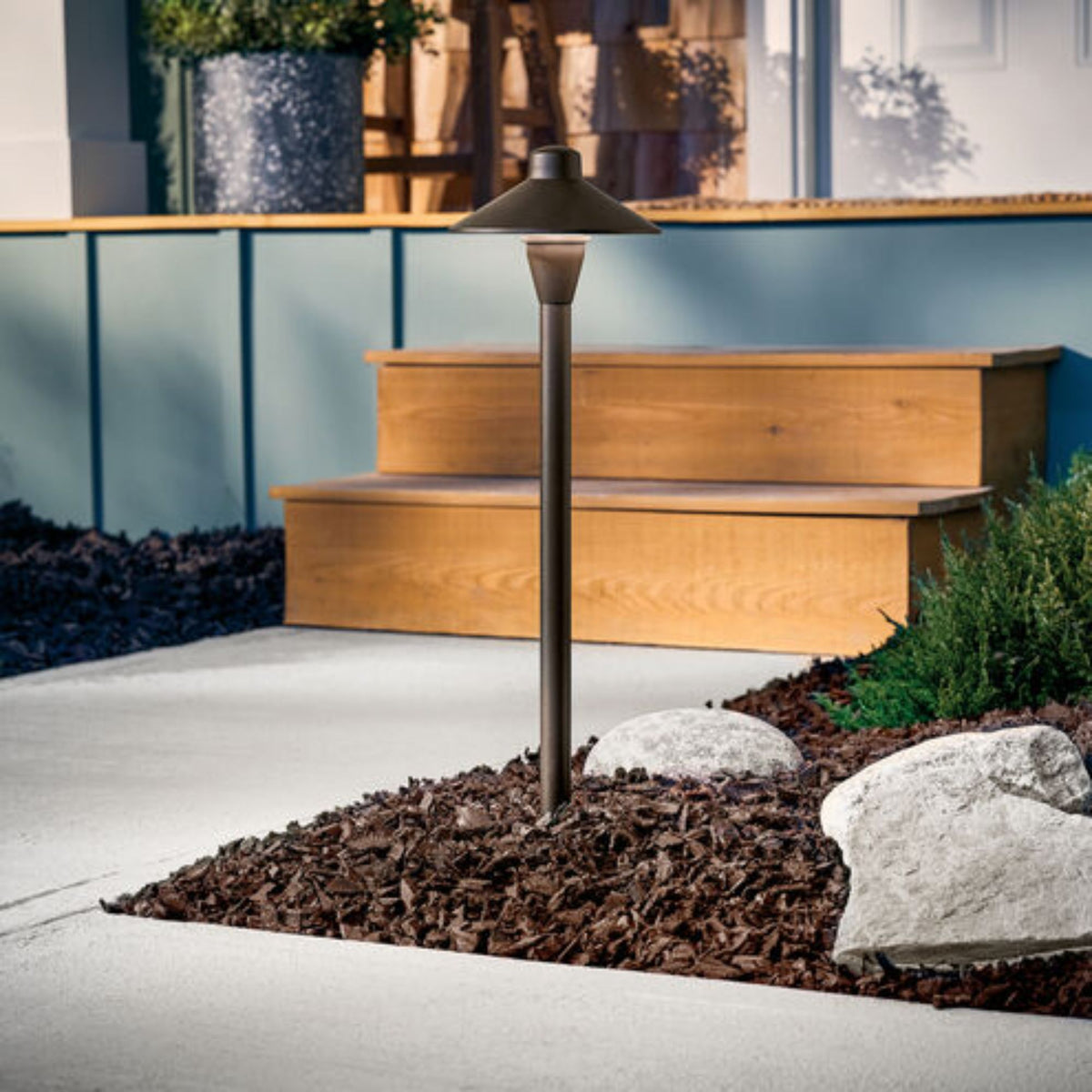 Kichler Traditional 21" Path Light in Textured Architectural Bronze