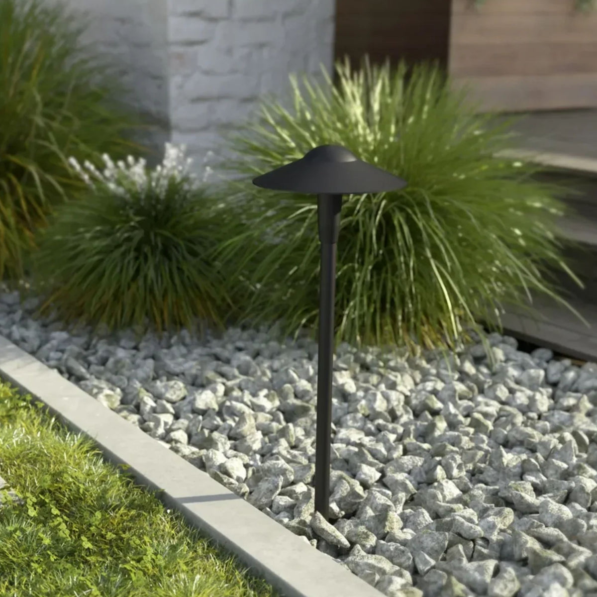Kichler CBR LED Integrated 22" 3000K Dome Path Light in Textured Black