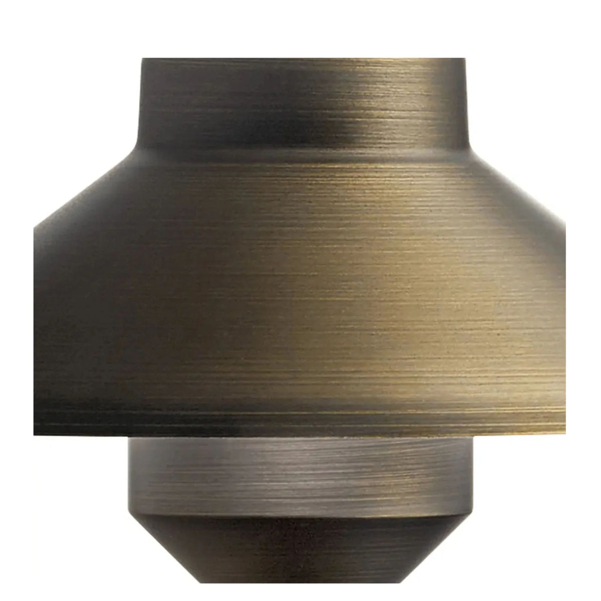 Stepped Dome 15" Path Light, 2700K, Centennial Brass