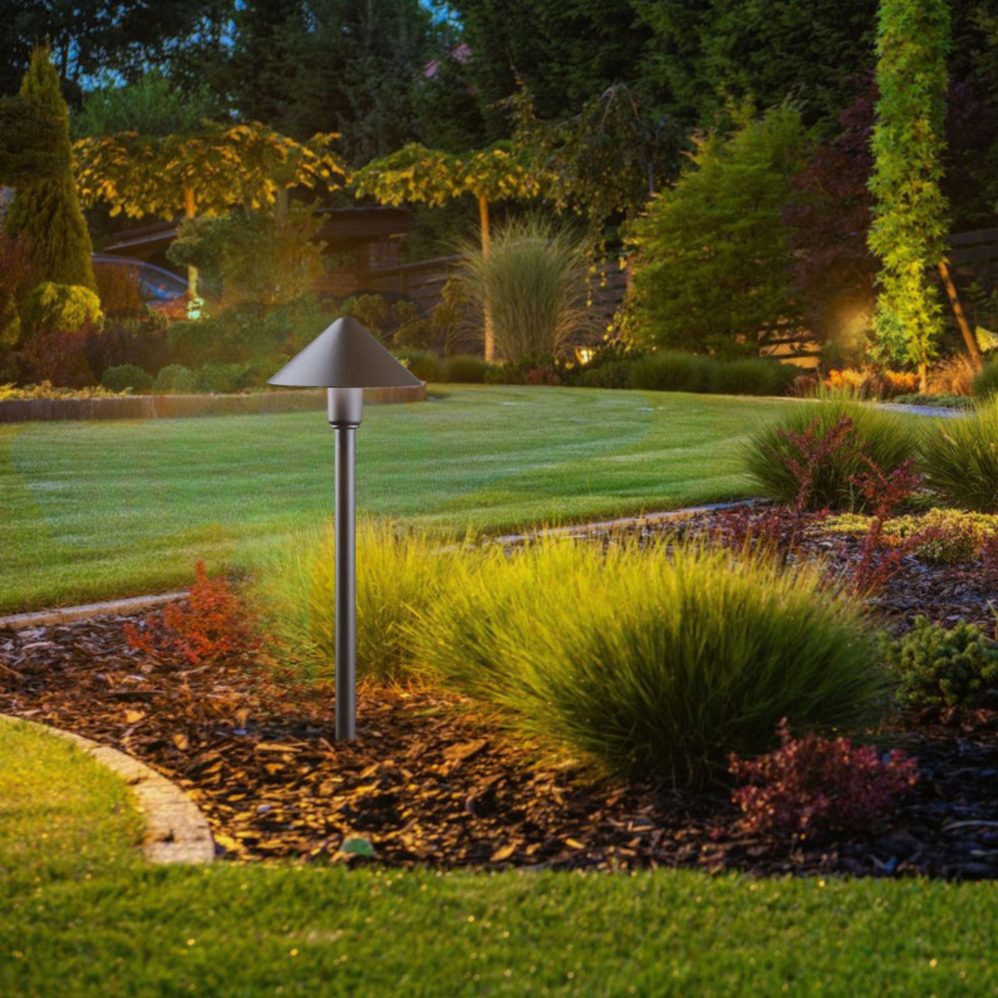Kichler CBR LED Integrated 21" 2700K Path Light in Textured Architectural Bronze
