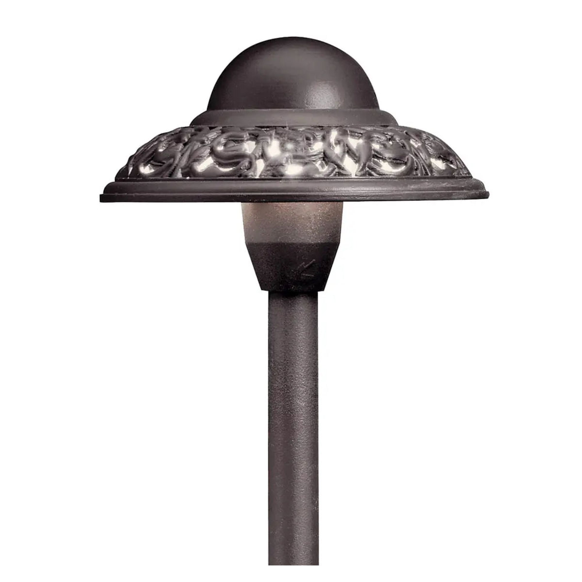 Kichler Pierced Dome 21.5" Path Light in Textured Architectural Bronze