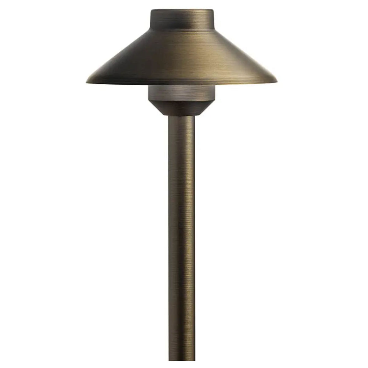Stepped Dome 22" Path Light, 2700K, Centennial Brass