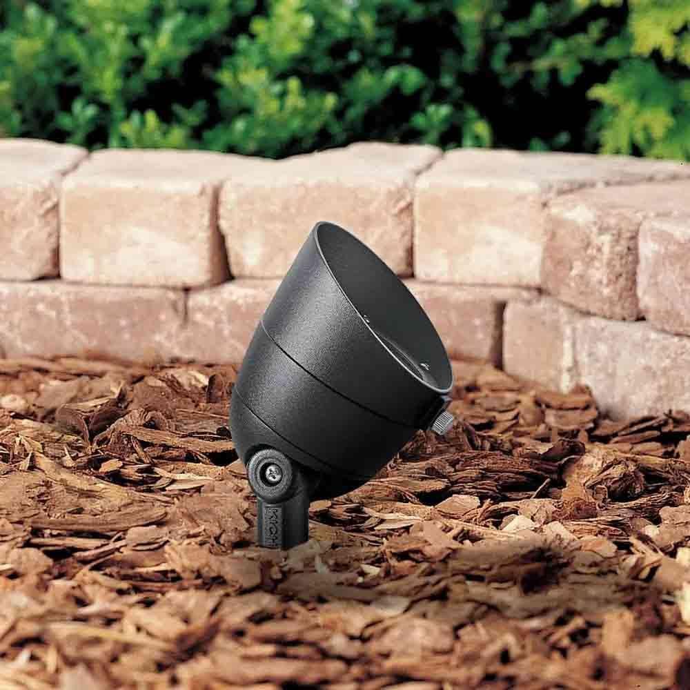 LED Integrated Accent Spot Light, 3000K, 10 Degree, Textured Black