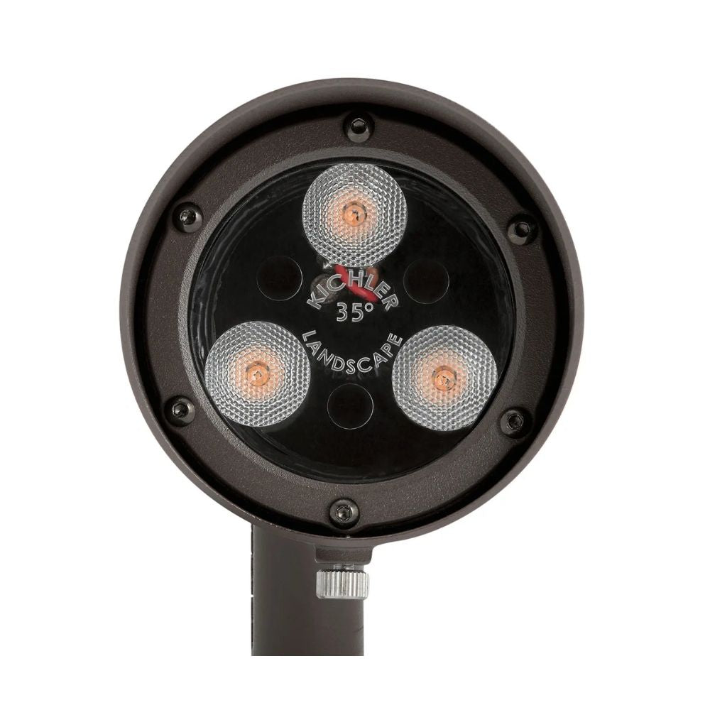LED Landscape Accent Spot Light, 2700K, 35 Degree, Textured Architectural Bronze