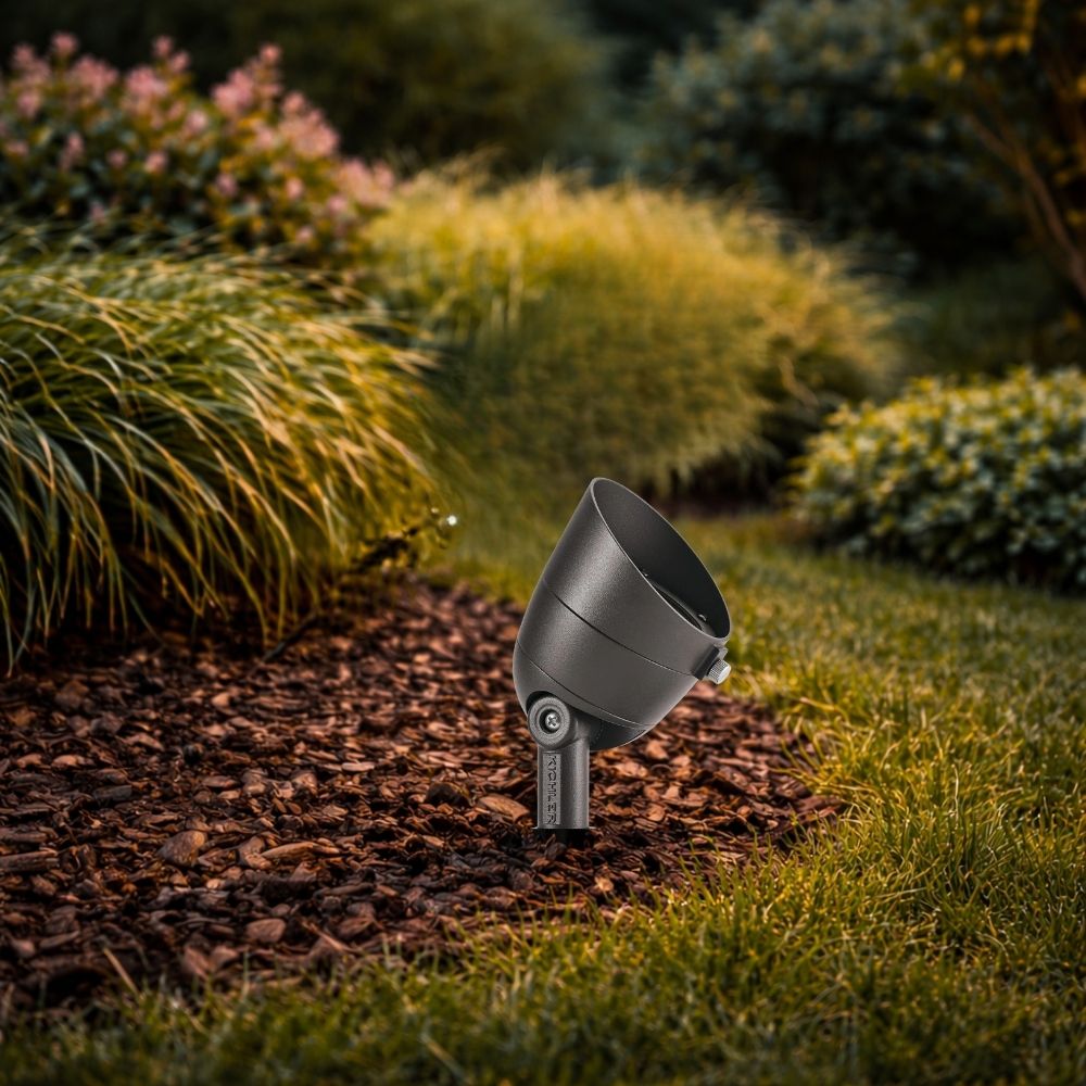 LED Landscape Accent Spot Light, 3000K, 35 Degree, Textured Architectural Bronze