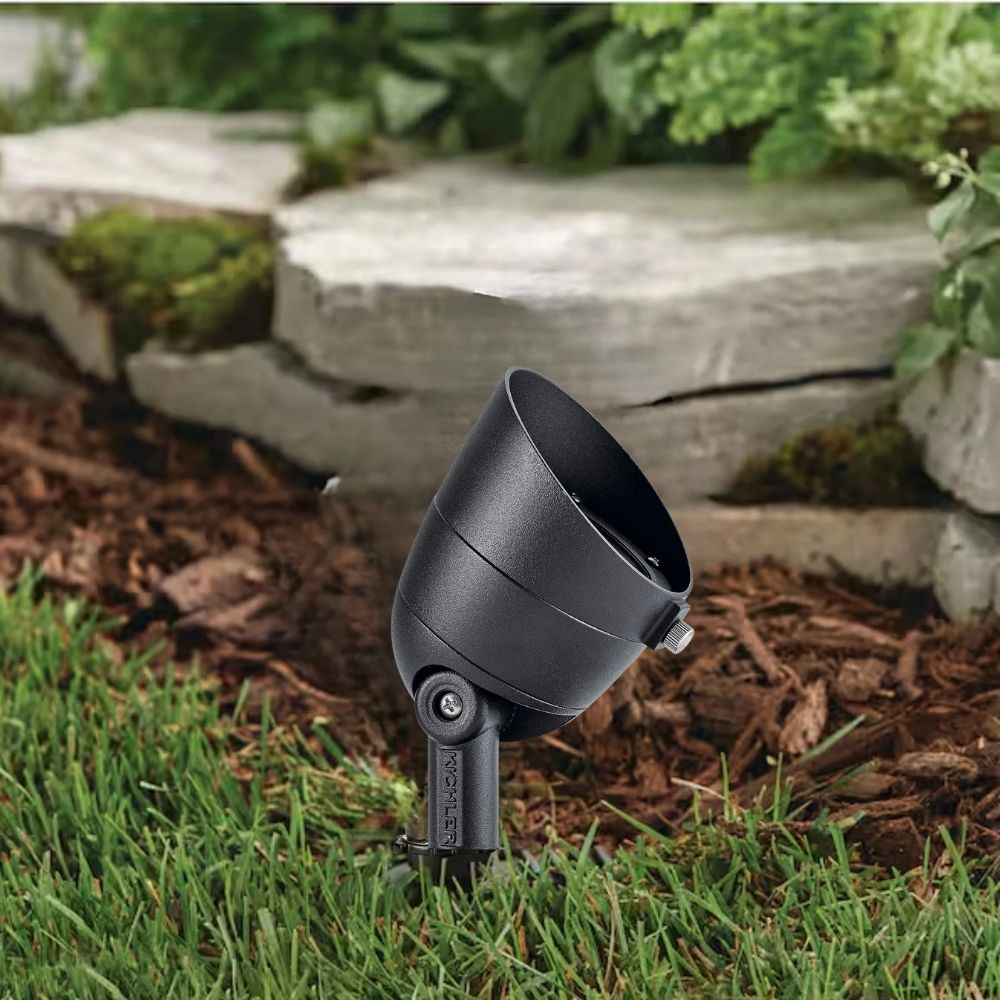 Kichler Landscape 12V 3000K 35-Degree LED Accent Light in Textured Black