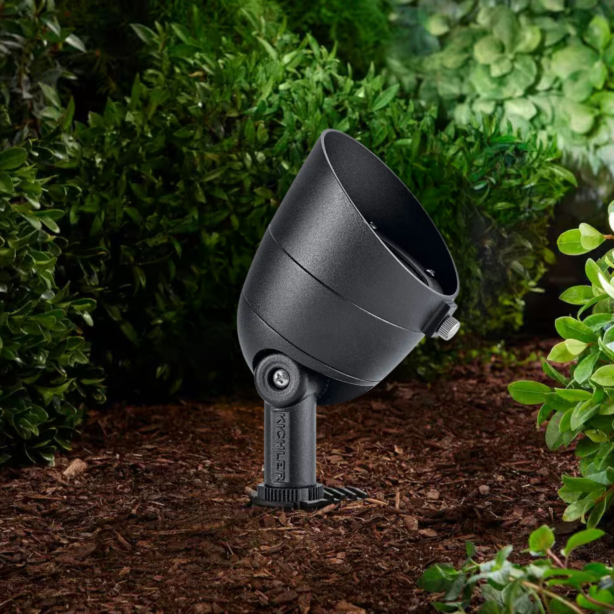 LED Landscape Accent Spot Light, 3000K, 35 Degree, Textured Black