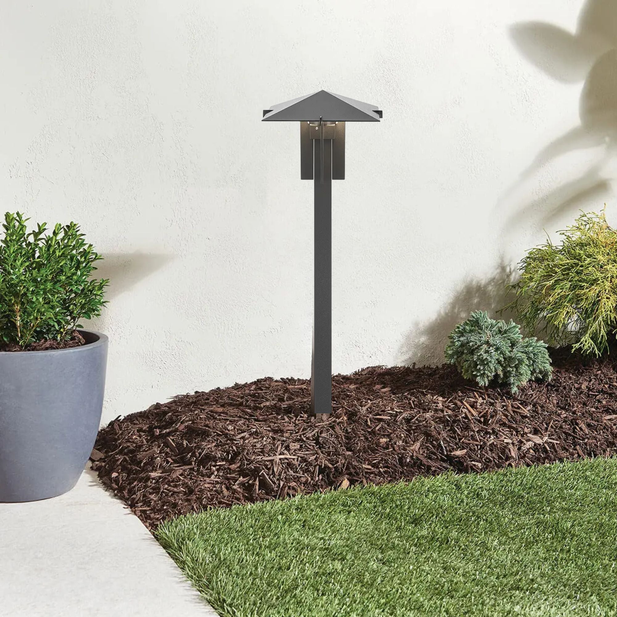 Kichler LED Forged 26.5" 2700K LED Integrated Path Light in Textured Black