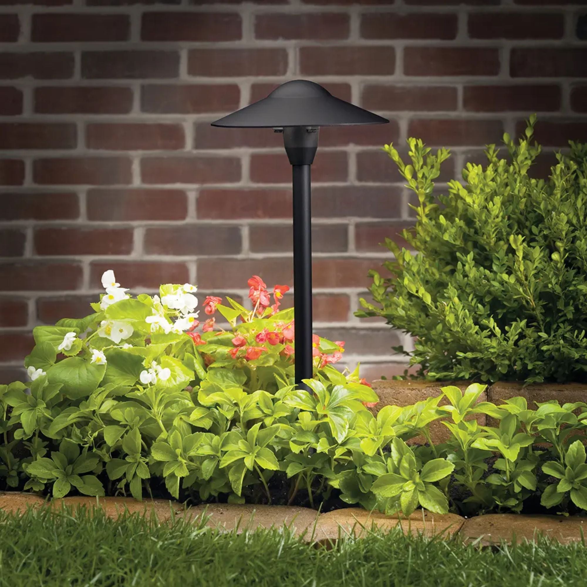 Kichler Domed 21" LED Retrofit Path Light in Textured Black