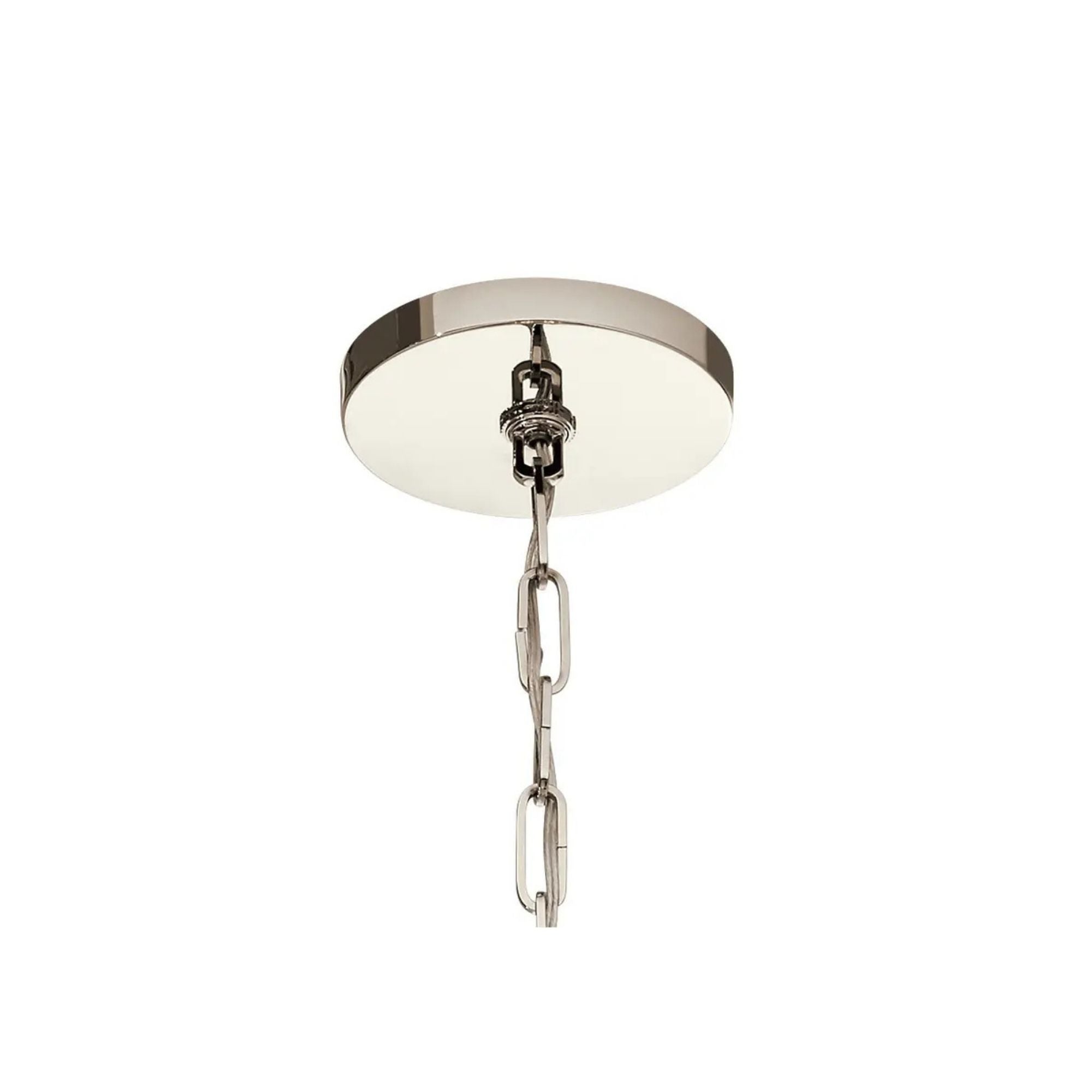Abbotswell 30" 12-Light Foyer Chandelier, Polished Nickel Finish