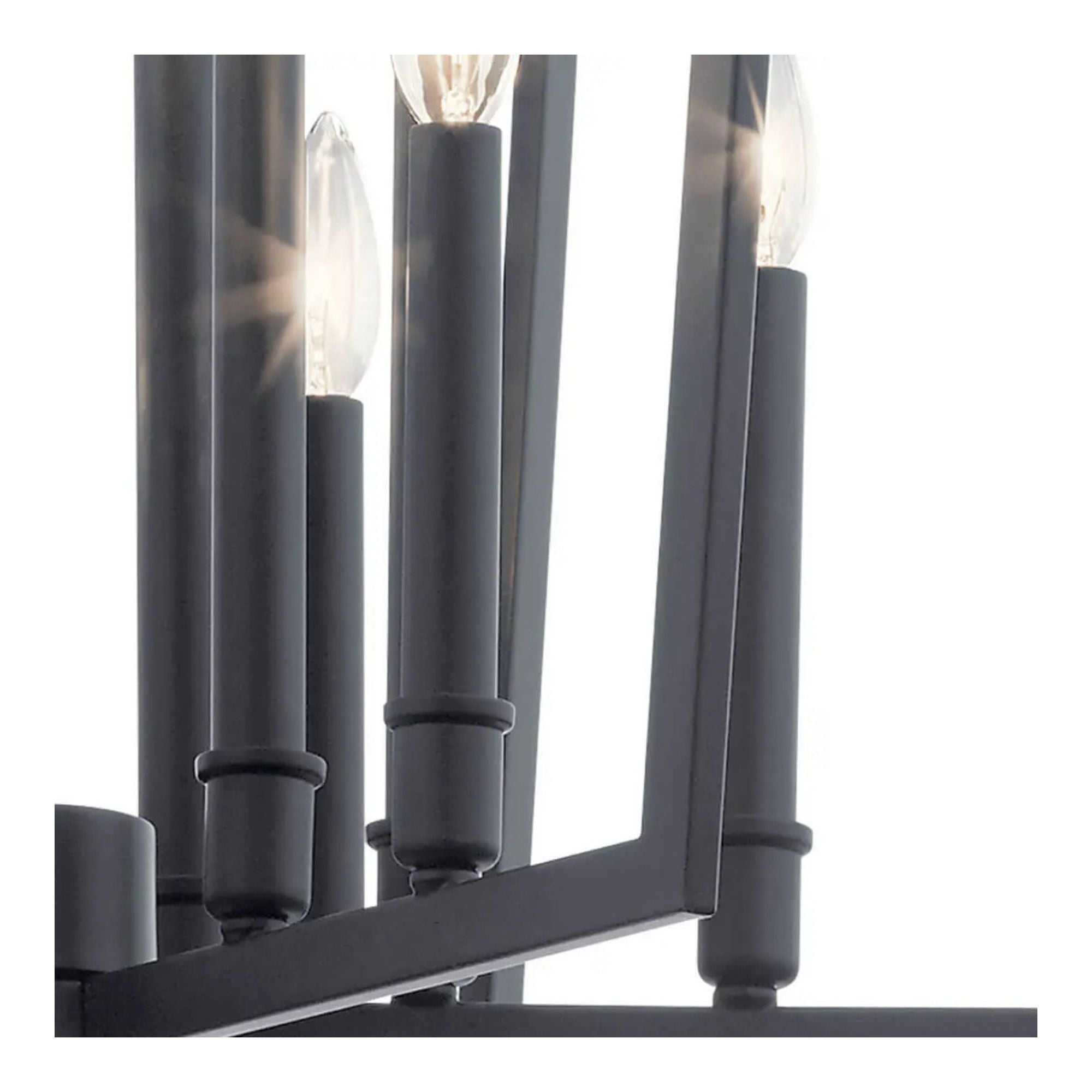 Abbotswell 25" 6-Light Foyer Pendant, Black Finish