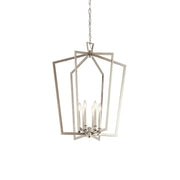 Abbotswell 25" 6-Light Foyer Pendant, Polished Nickel Finish