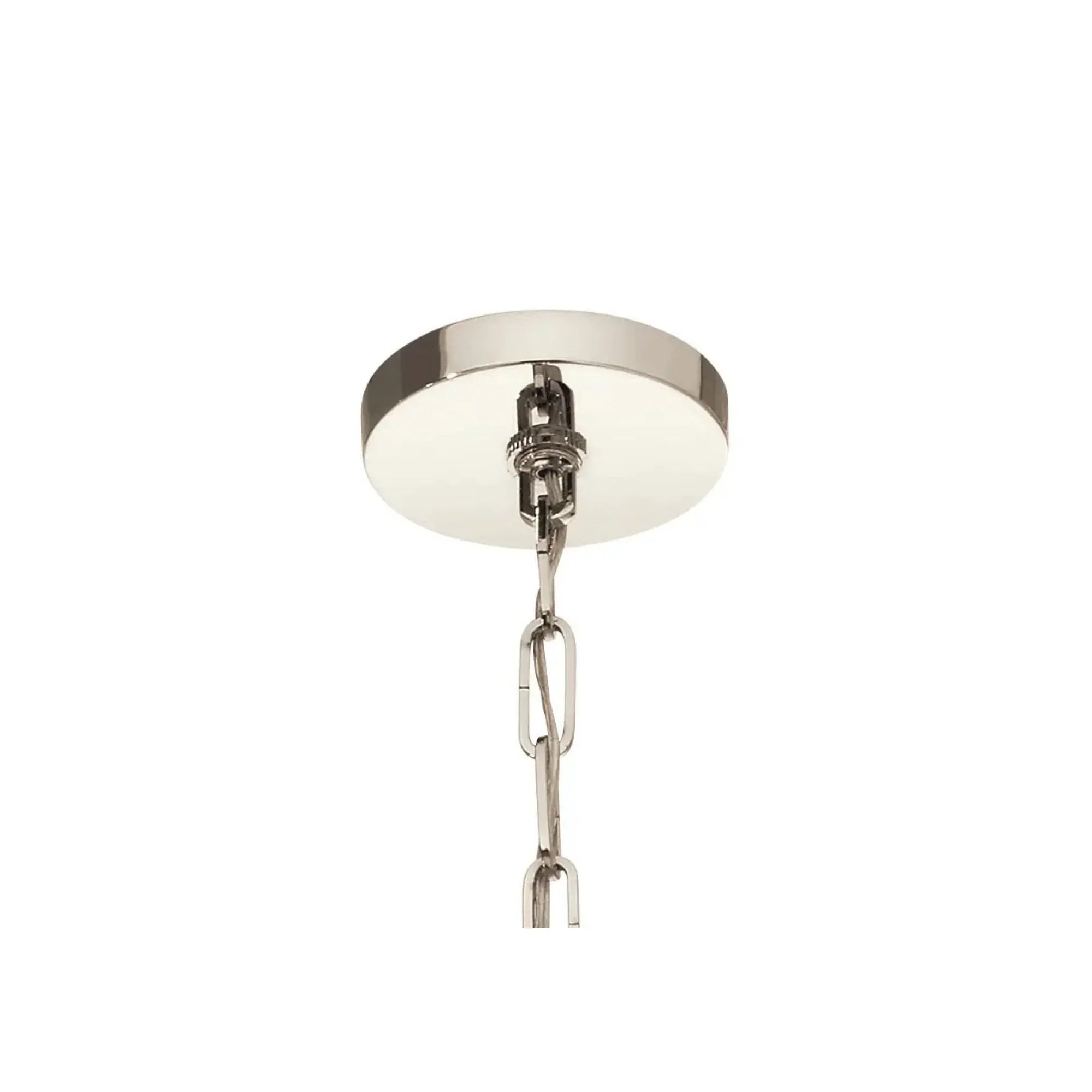 Abbotswell 25" 6-Light Foyer Pendant, Polished Nickel Finish