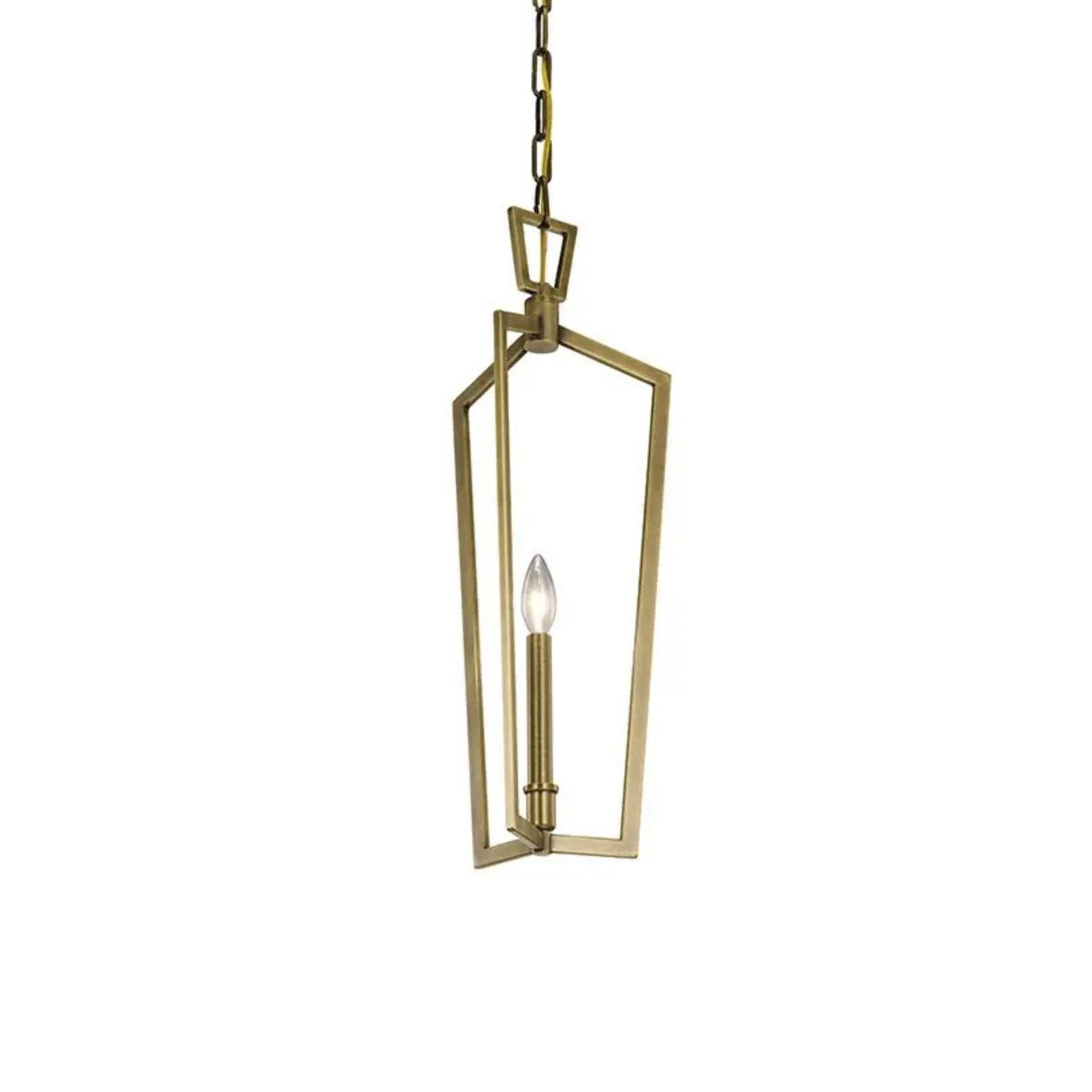 Abbotswell 10" Pendant, Natural Brass Finish