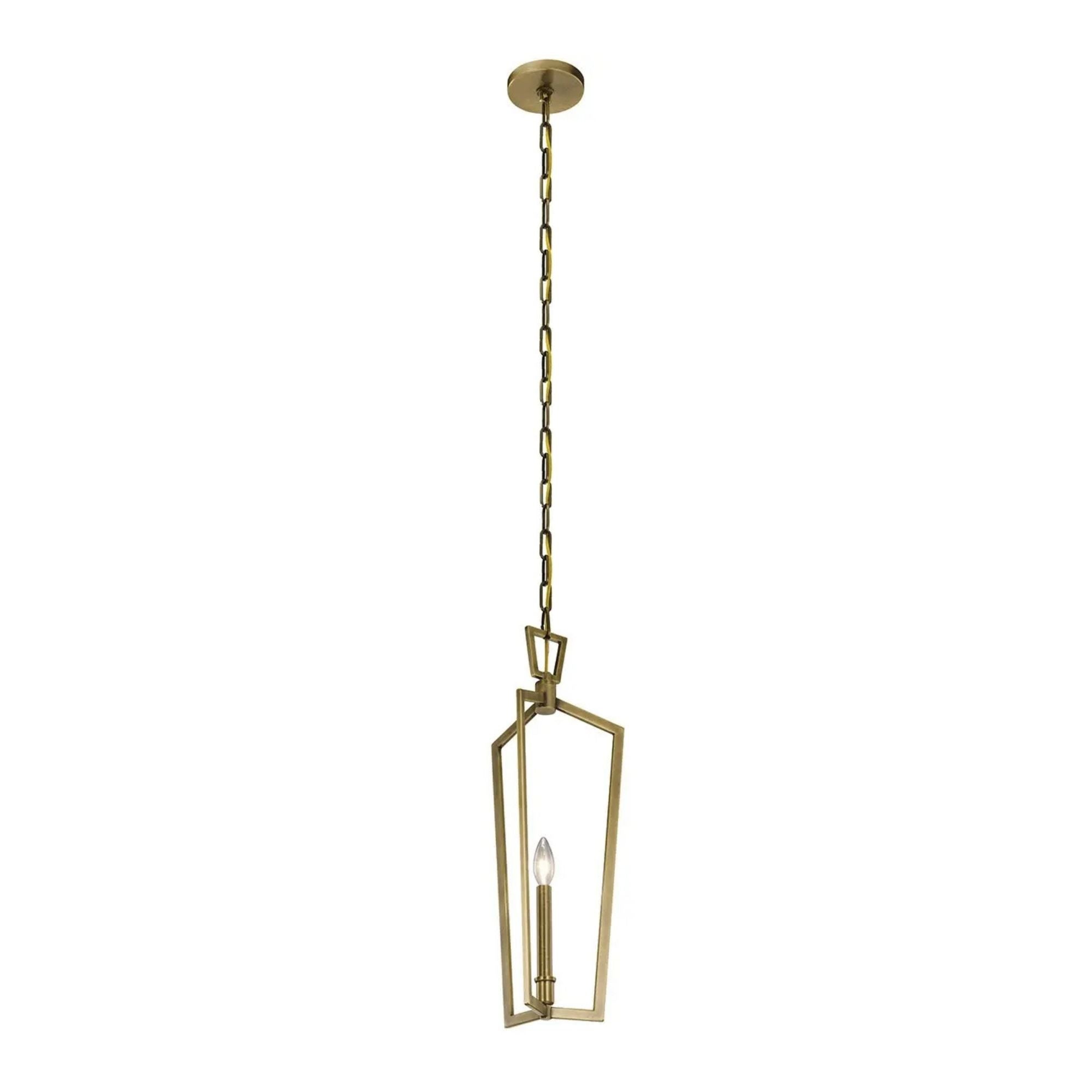Abbotswell 10" Pendant, Natural Brass Finish