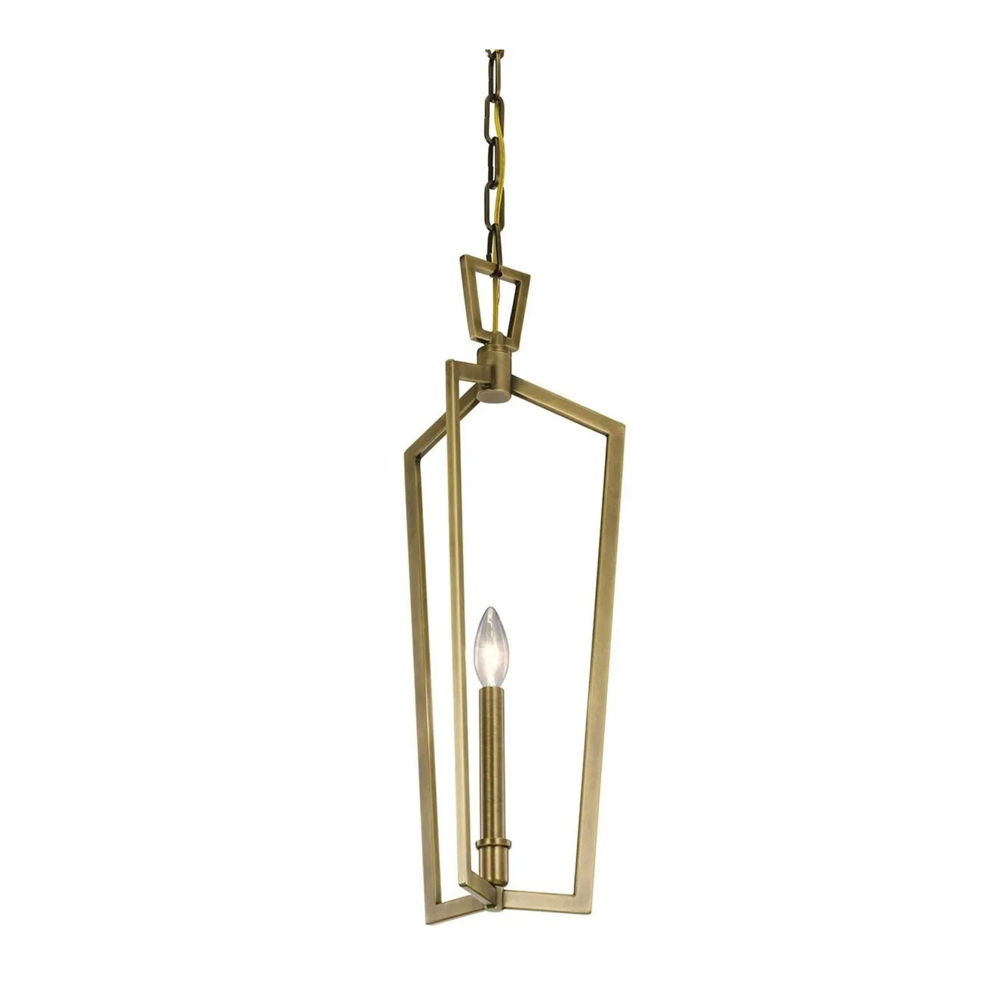 Abbotswell 10" Pendant, Natural Brass Finish