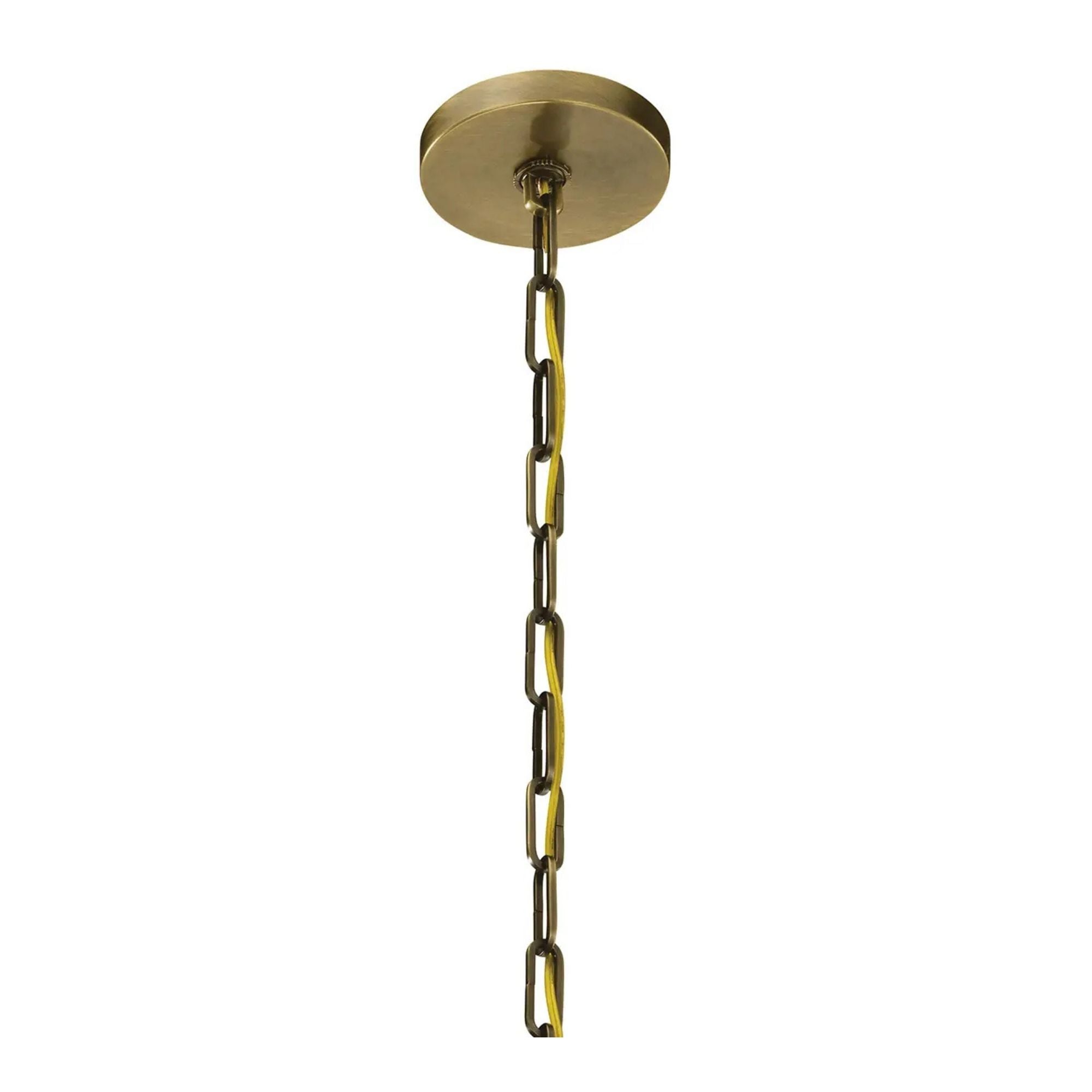 Abbotswell 10" Pendant, Natural Brass Finish