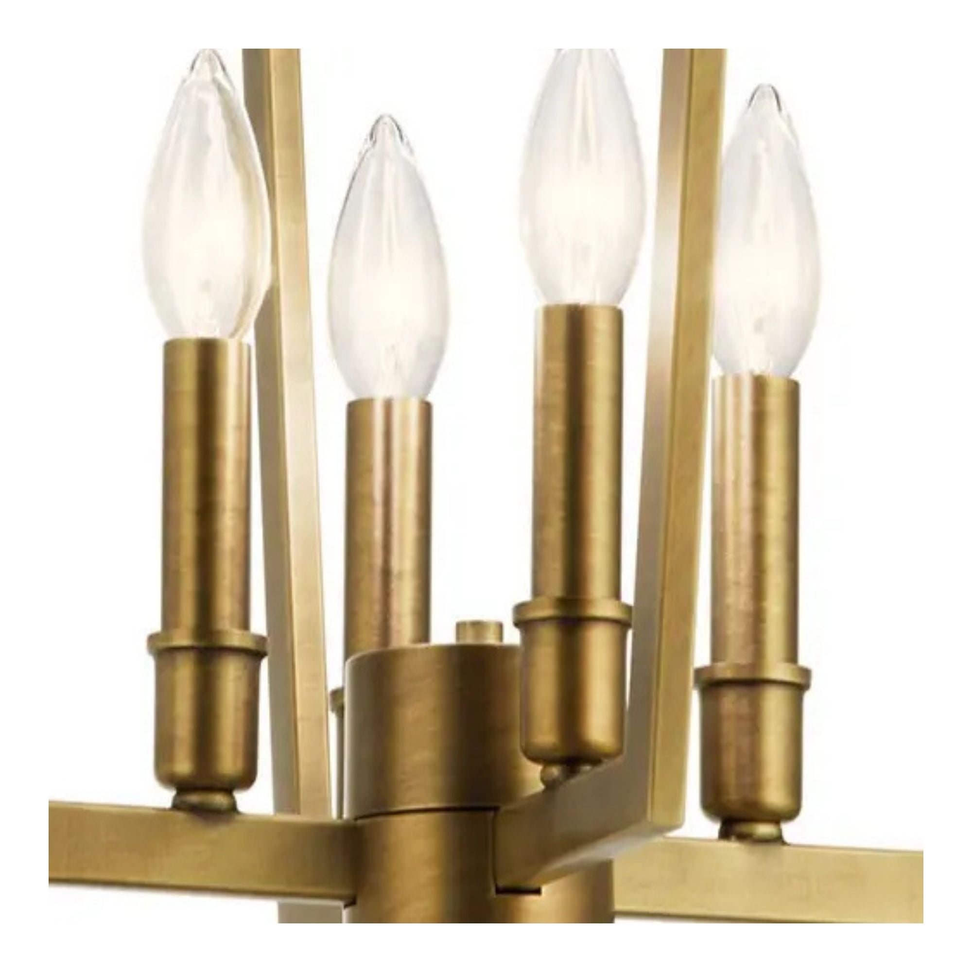 Abbotswell 14" 4-Light Pendant, Natural Brass Finish