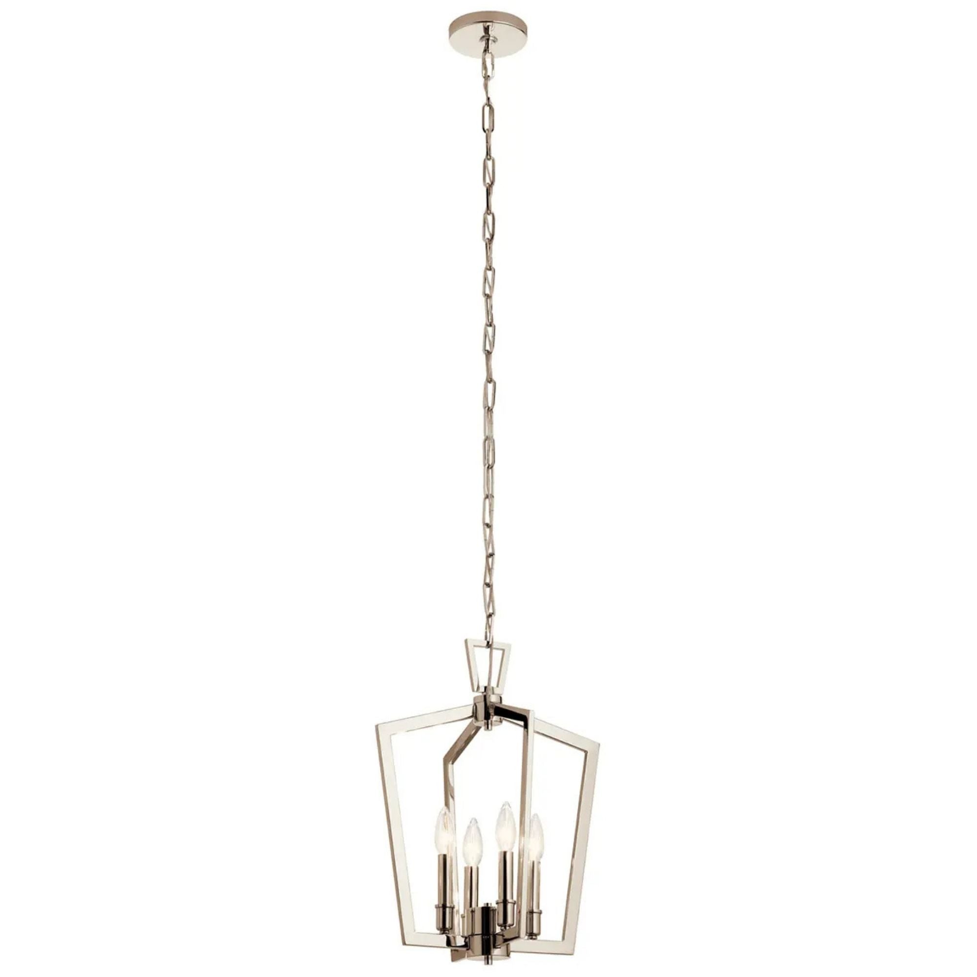 Abbotswell 14" 4-Light Pendant, Polished Nickel Finish