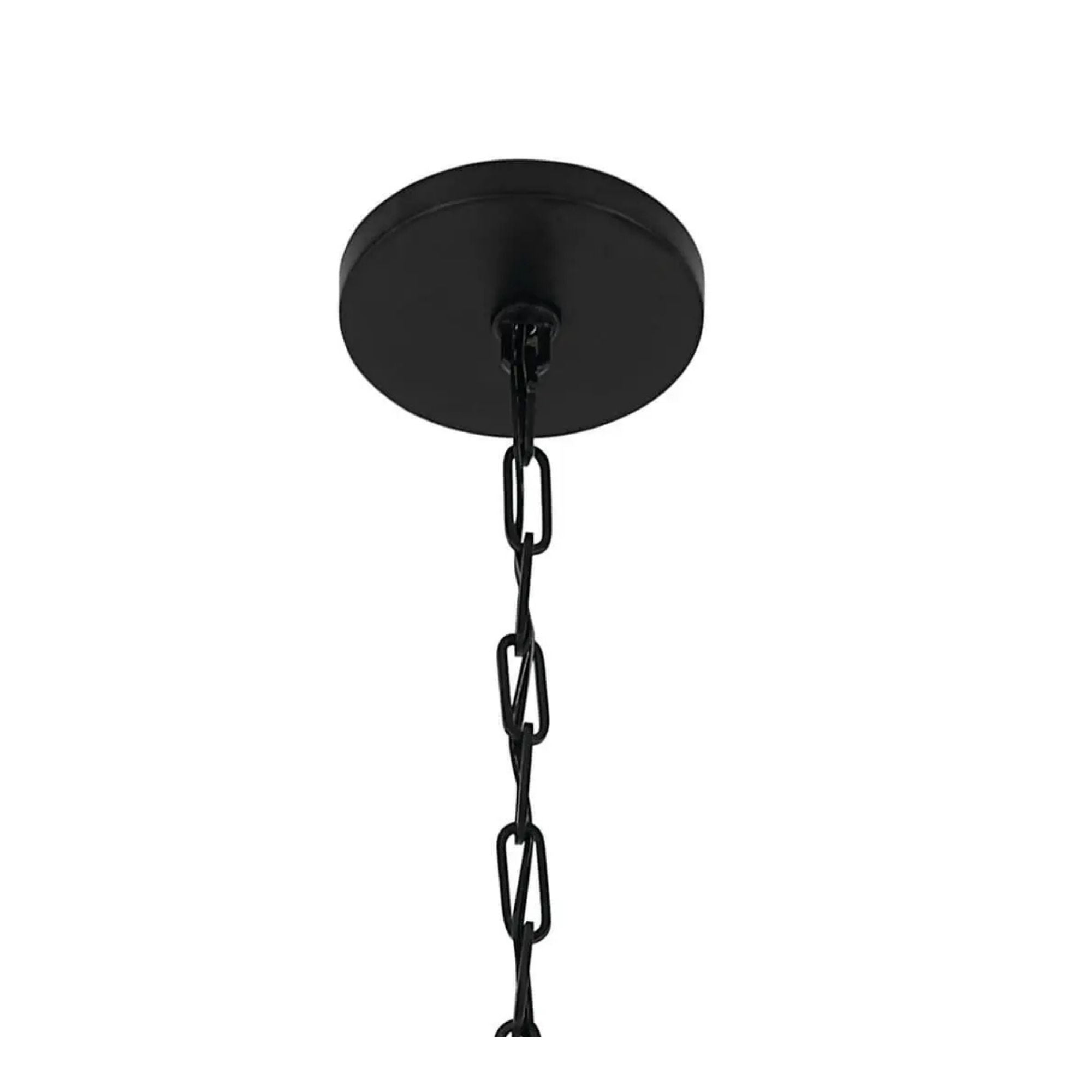 Abbotswell 37" 16 Light Foyer Pendant, Black Finish