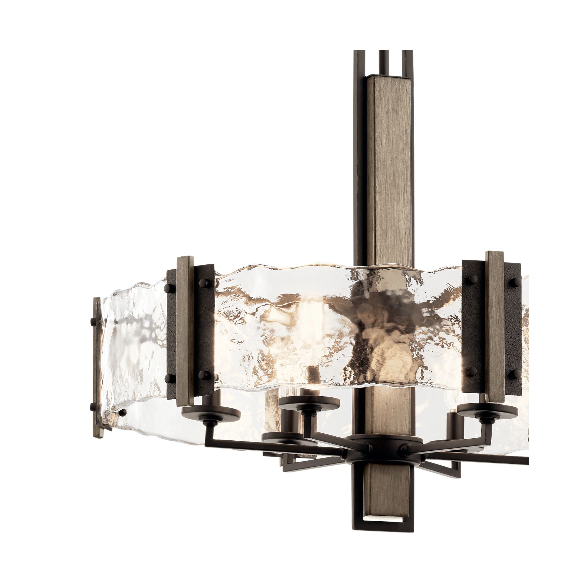 Aberdeen 28" 6-Light Chandelier, Olde Bronze Finish