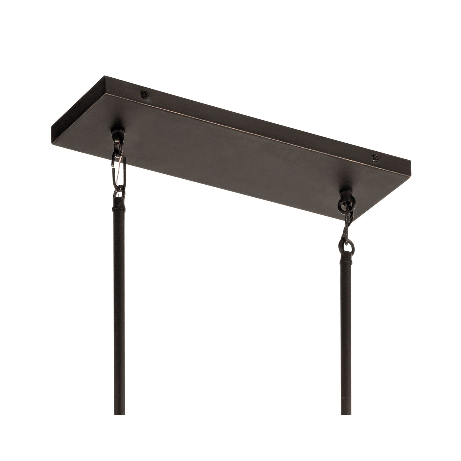 Aberdeen 42" 3-Light Linear Chandelier, Olde Bronze Finish - Bees Lighting