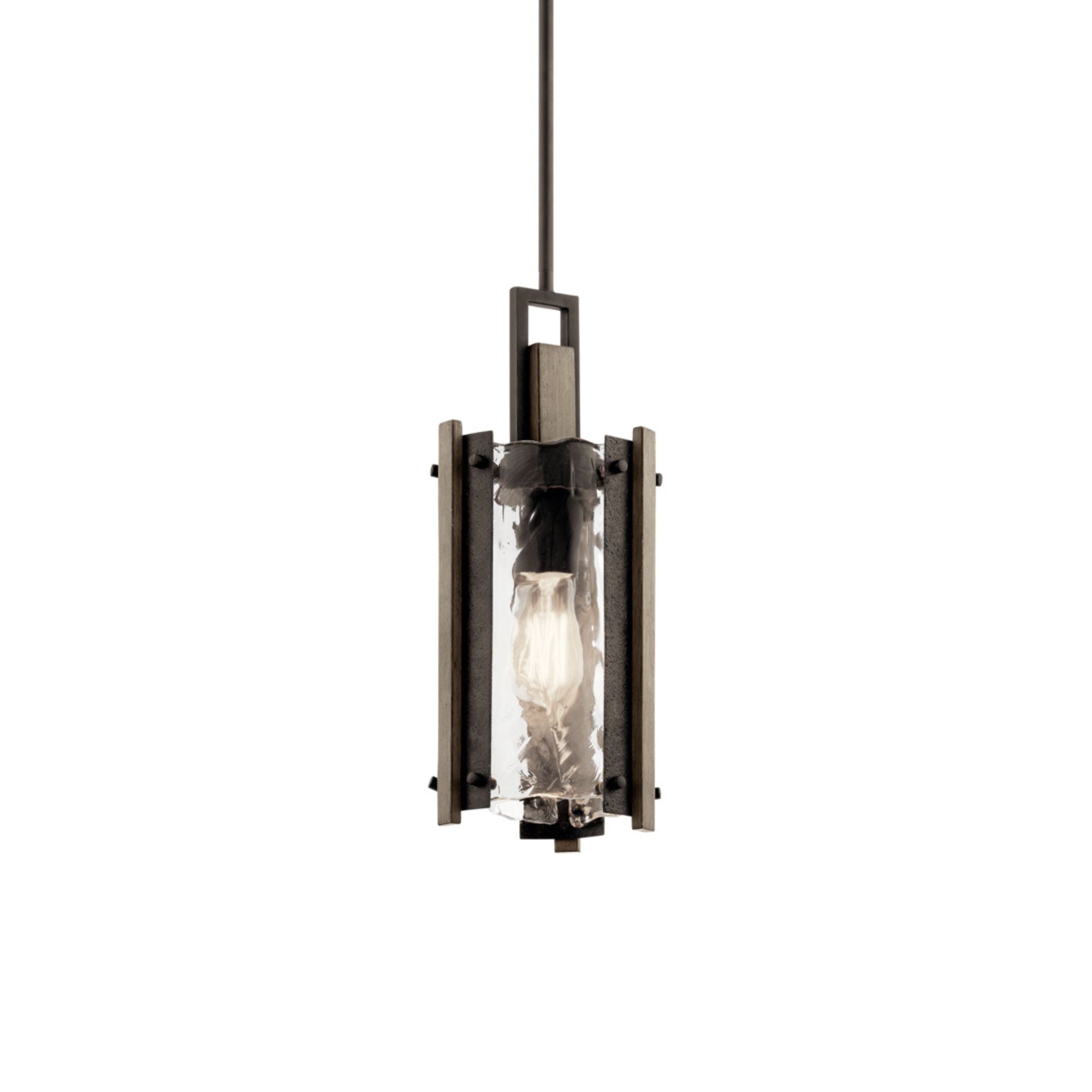 Aberdeen 7" Mini Pendant, Olde Bronze Finish