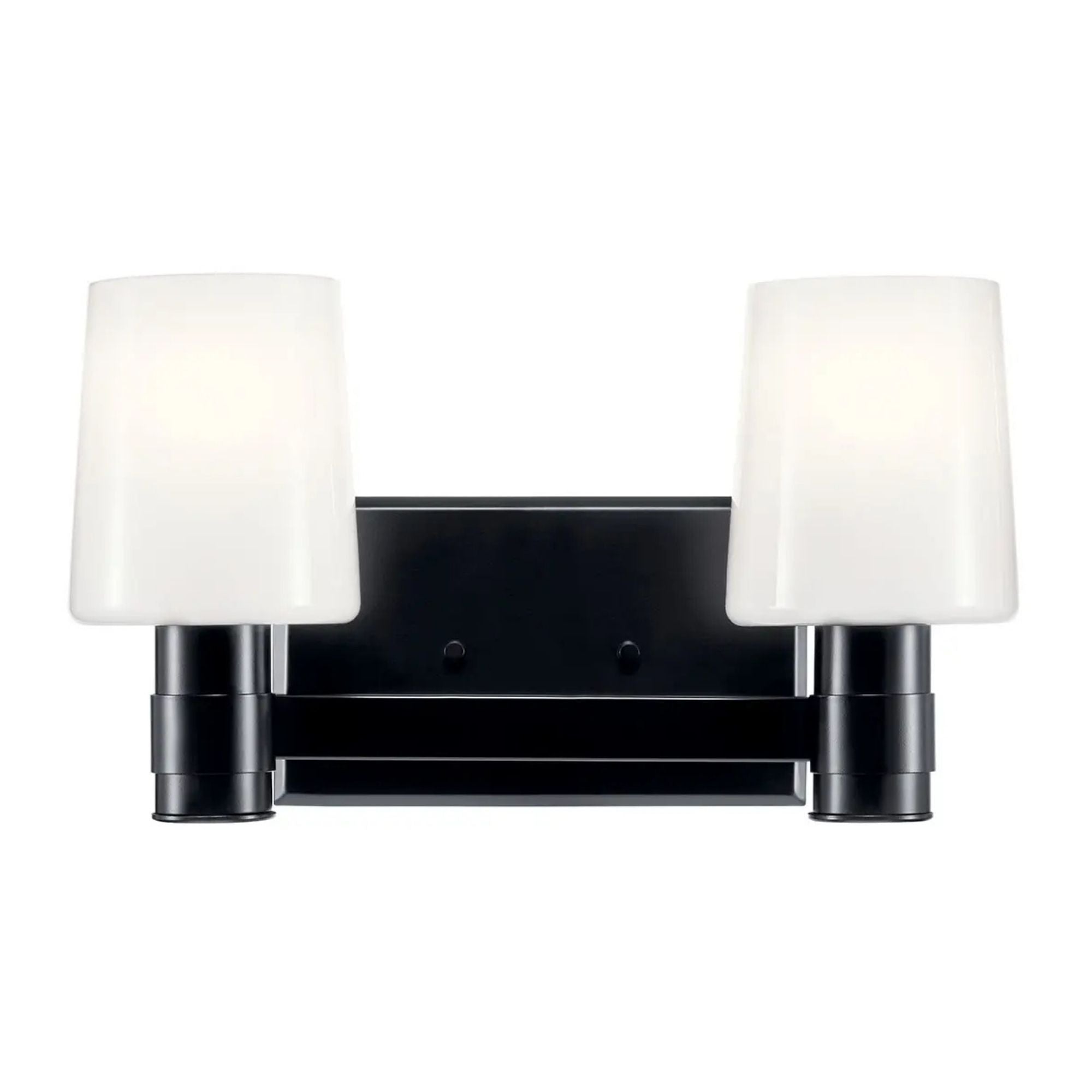 Adani 15" 2-Light Vanity Light, Black Finish