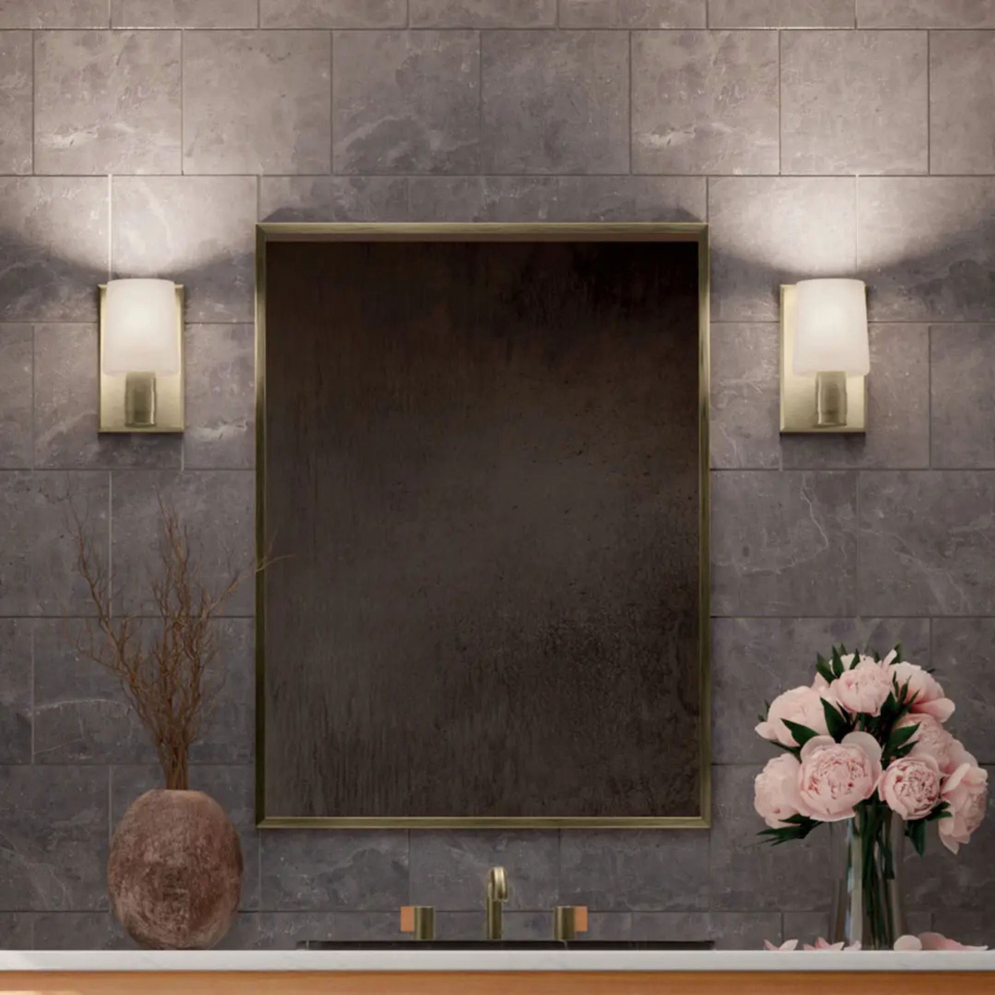 Adani 5" Wall Sconce, Brushed Nickel Finish