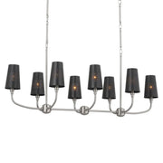 Adeena 47" 8-Light Linear Chandelier, Classic Pewter Finish