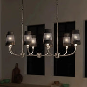 Kichler Lighting - Adeena 47" 8-Light Linear Chandelier, Classic Pewter Finish | Bees Lighting