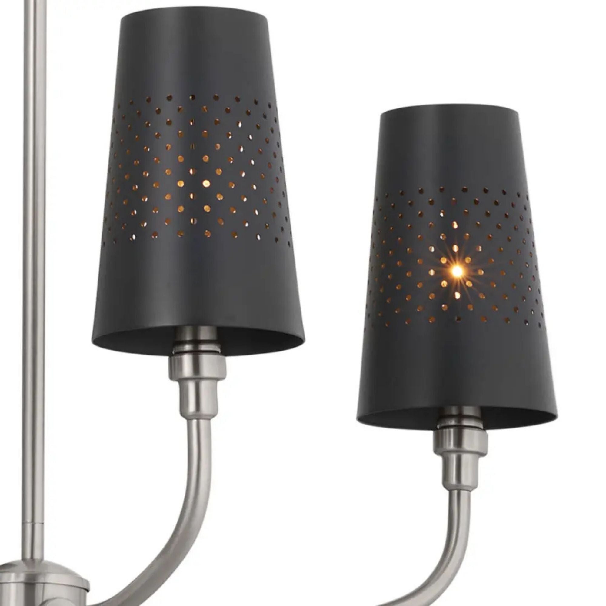 Adeena 47" 8-Light Linear Chandelier, Classic Pewter Finish
