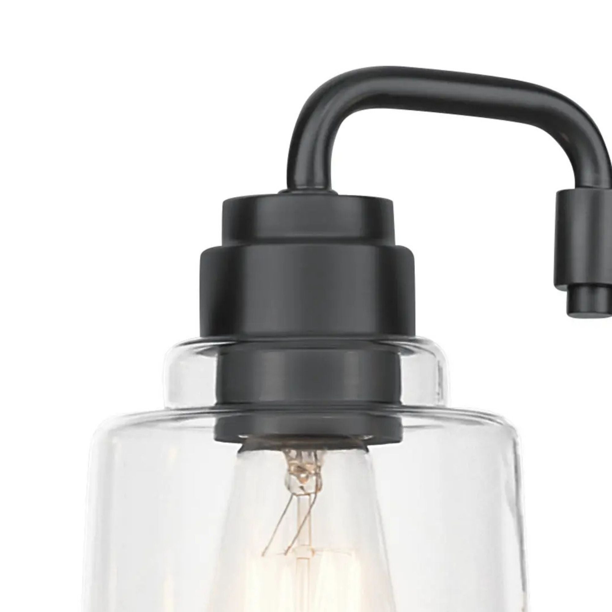 Aivian 23" 3-Light Chandelier, Black Finish