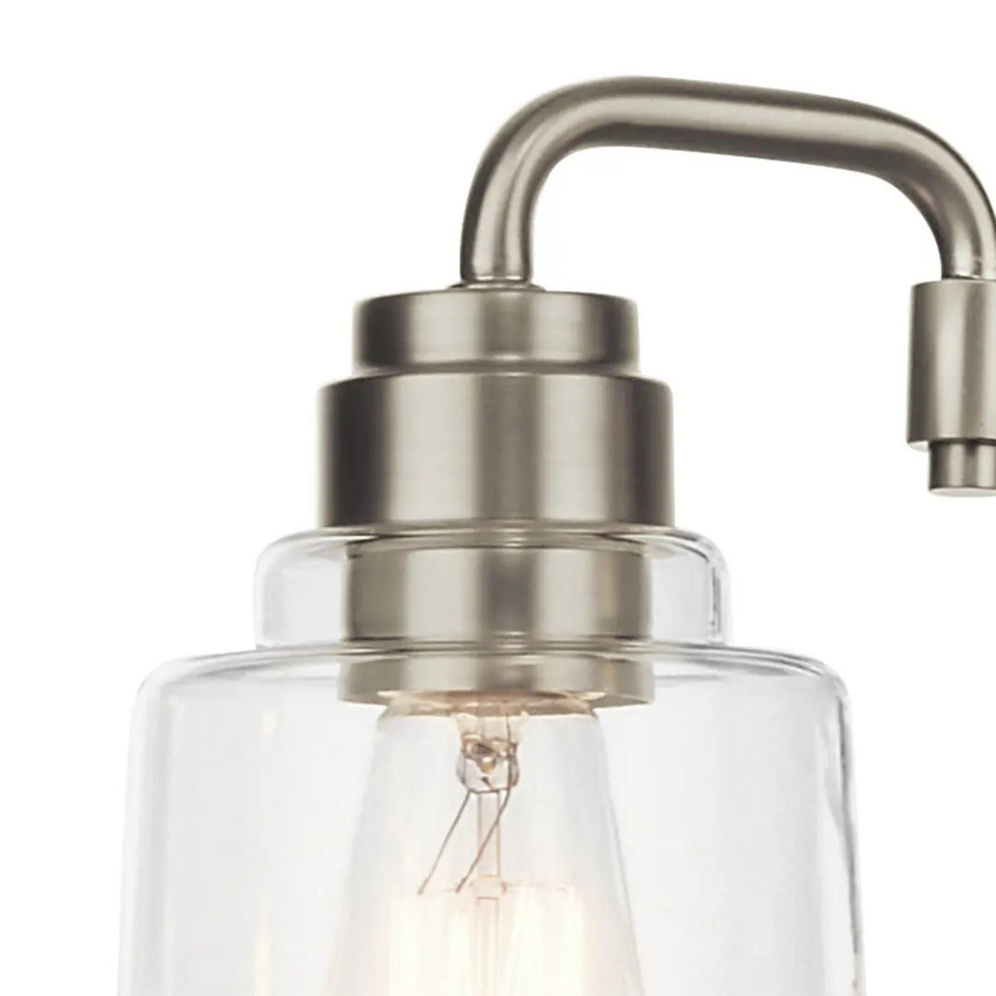 Aivian 23" 3-Light Chandelier, Nickel Textured Finish