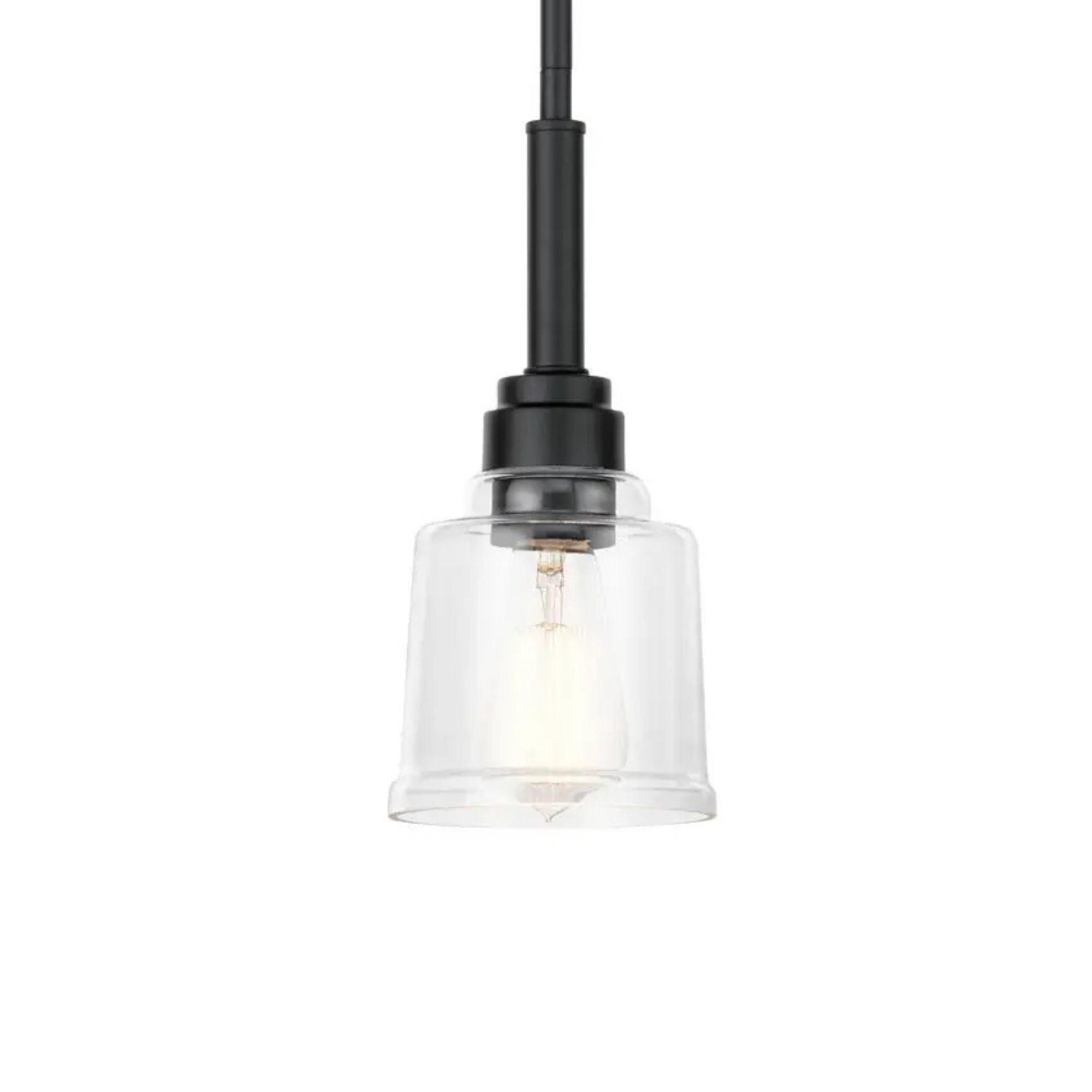 Aivian 5" Mini Pendant, Black Finish