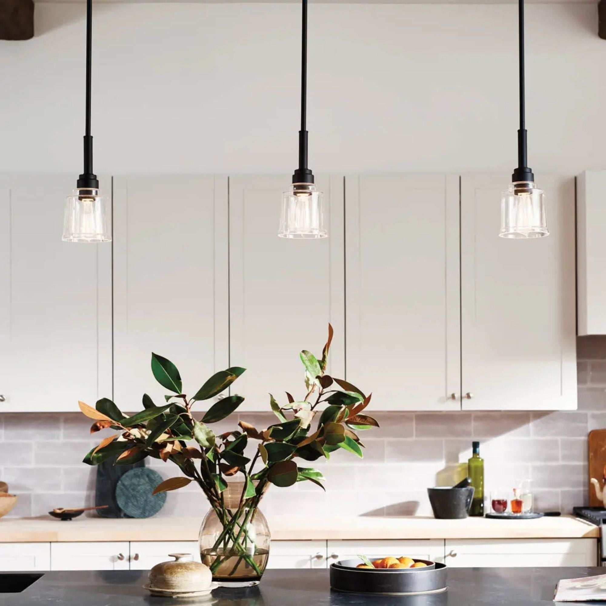 Aivian 5" Mini Pendant, Black Finish