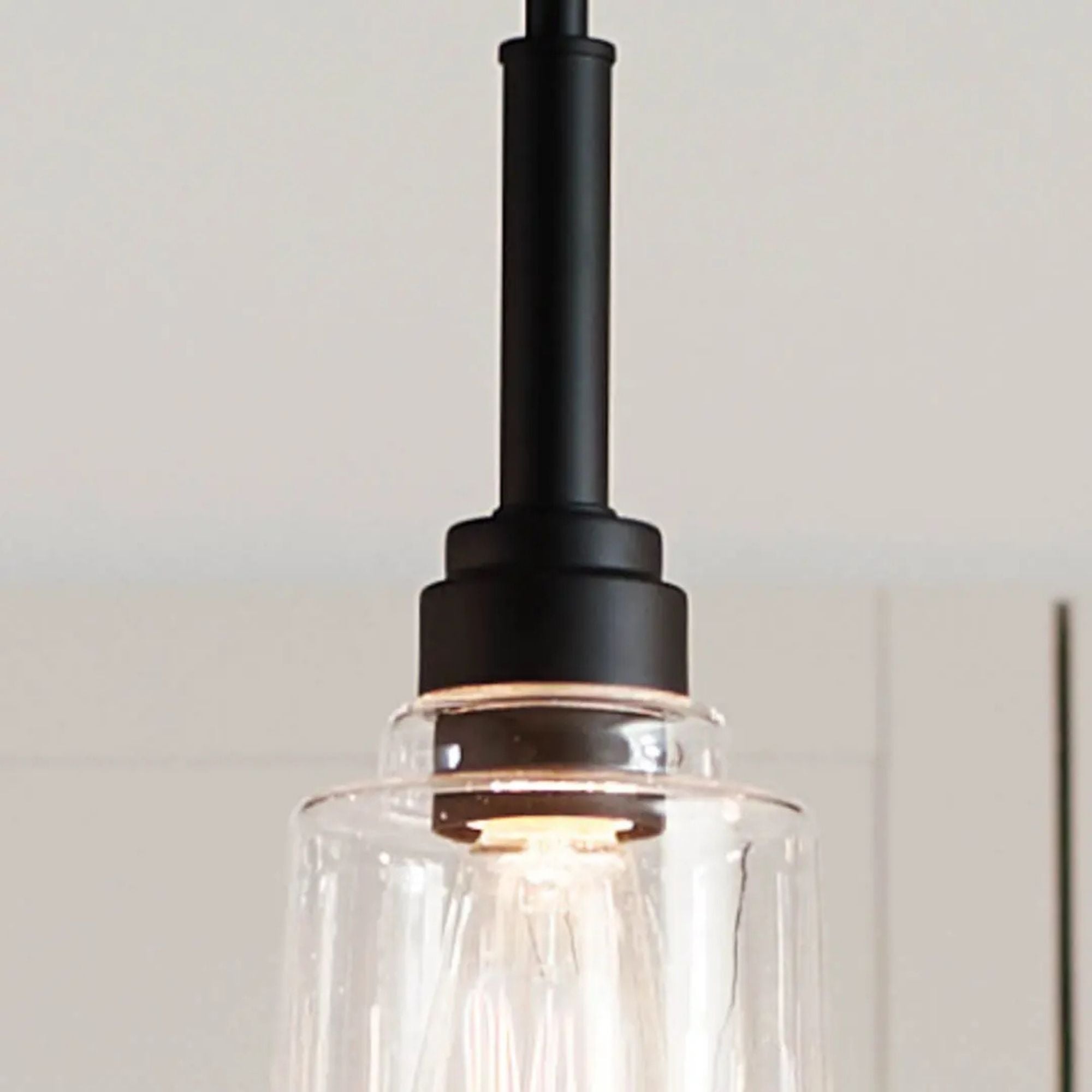Aivian 5" Mini Pendant, Black Finish