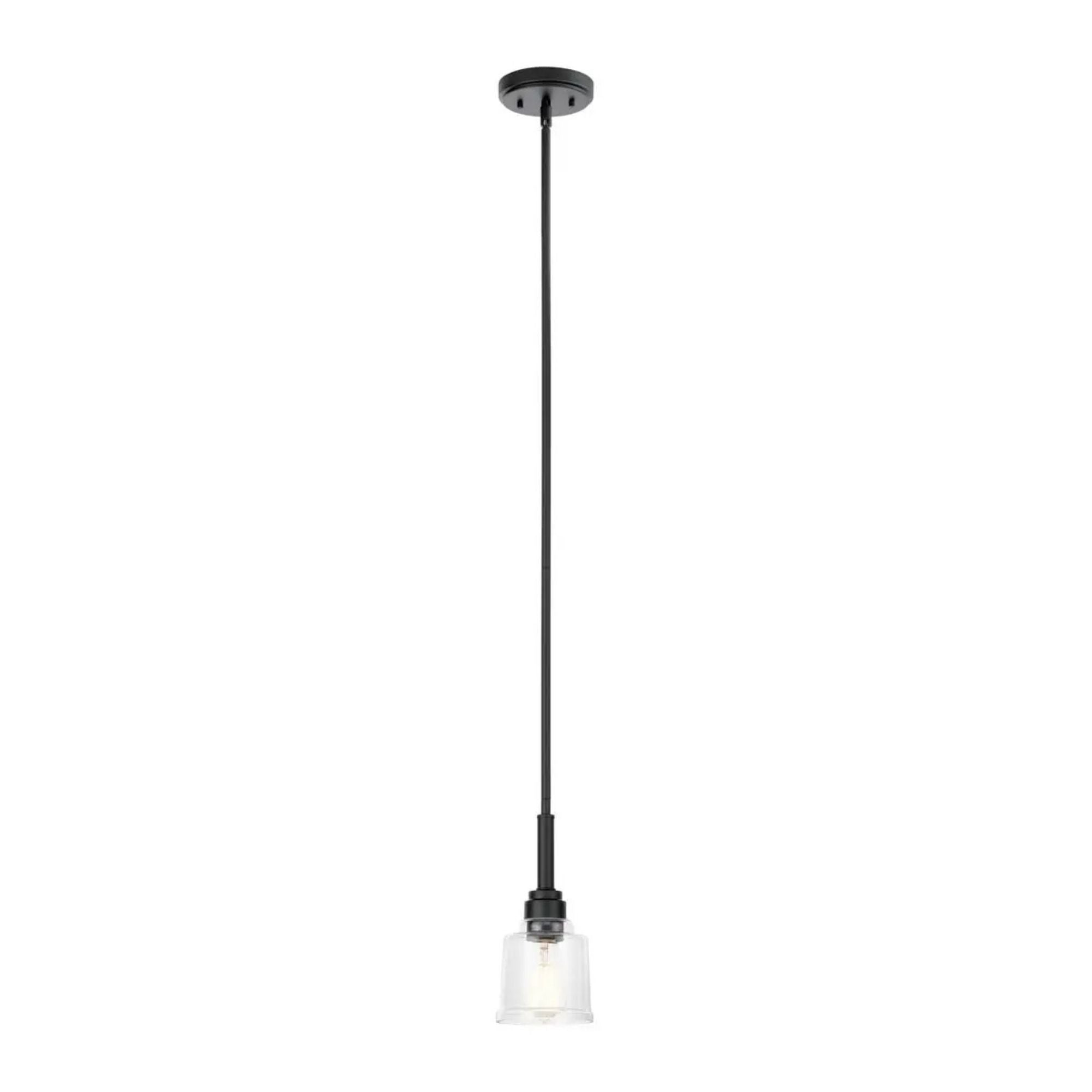 Aivian 5" Mini Pendant, Black Finish