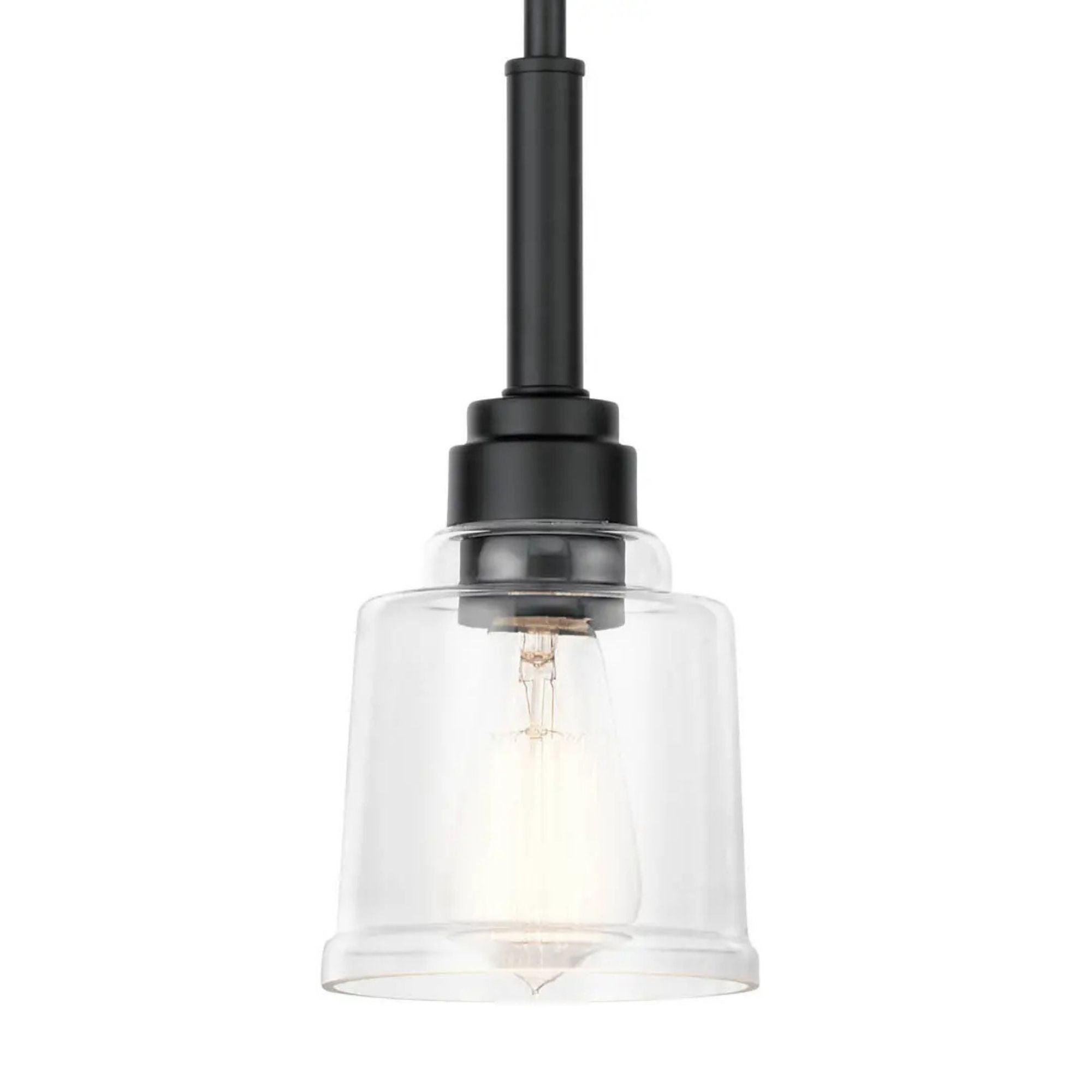Aivian 5" Mini Pendant, Black Finish
