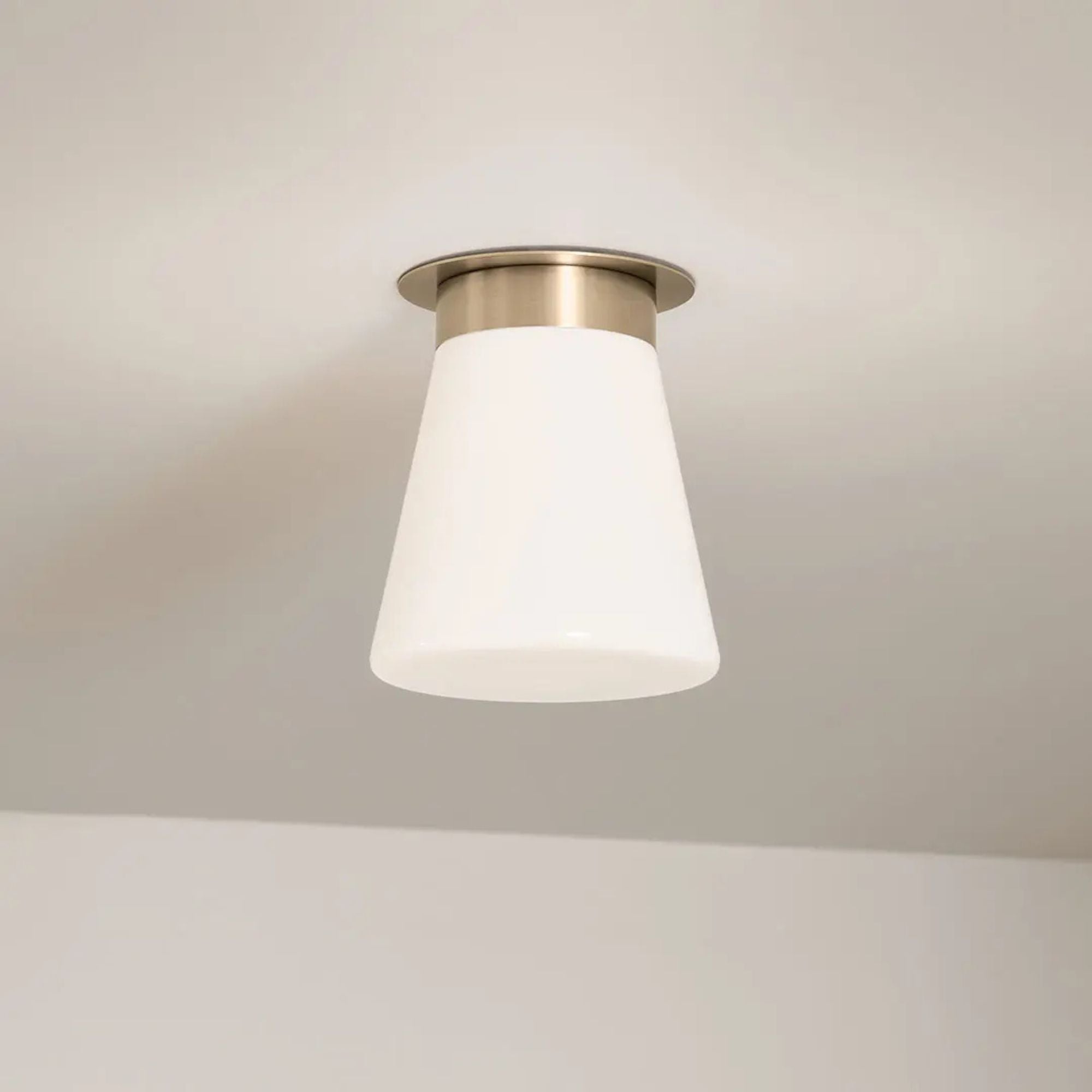 Albers 9" Flush Mount, Champagne Bronze Finish