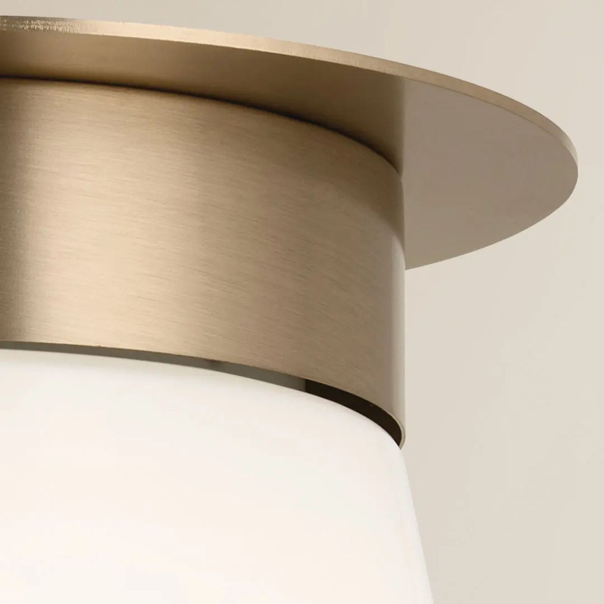 Albers 9" Flush Mount, Champagne Bronze Finish