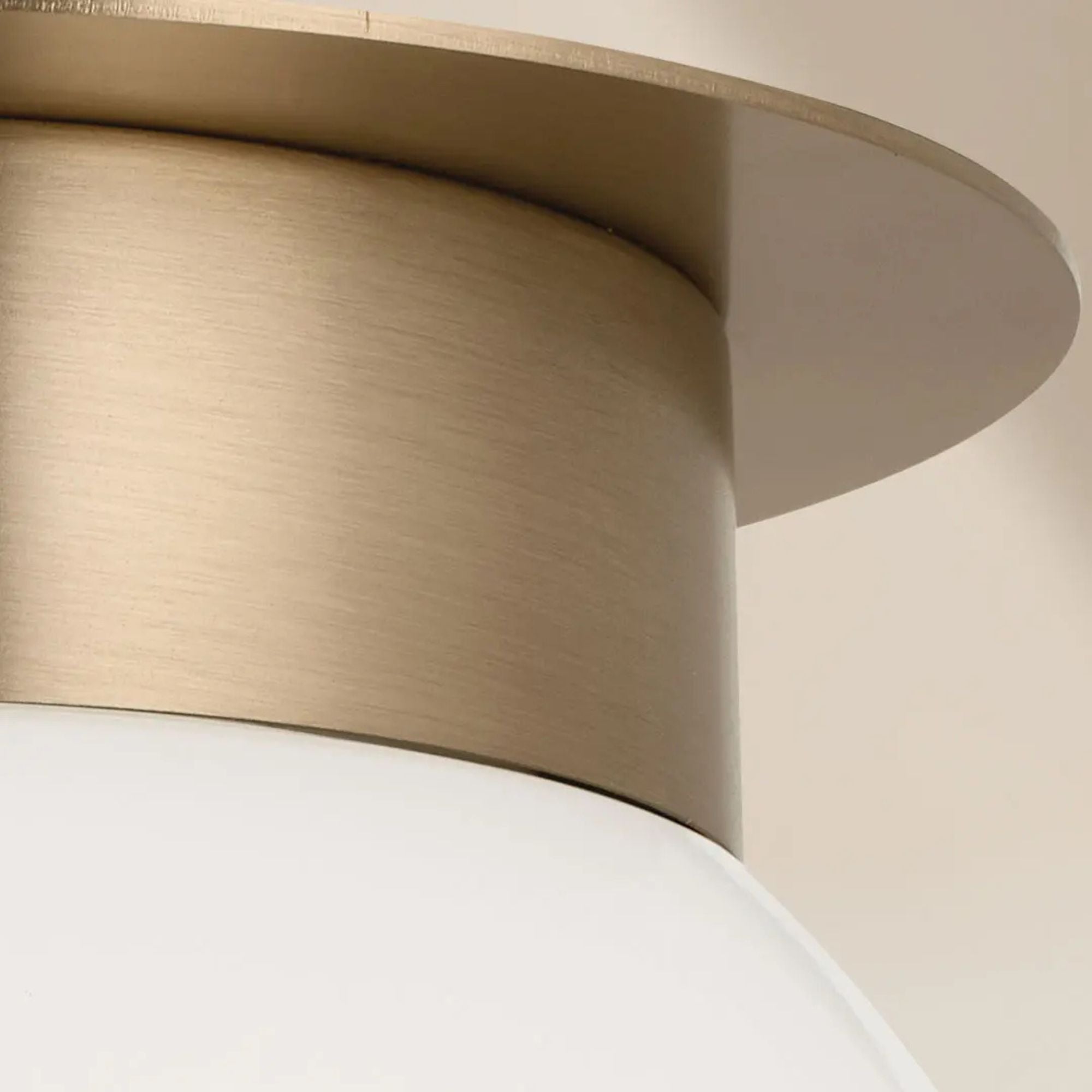 Albers 8" Flush Mount, Champagne Bronze Finish