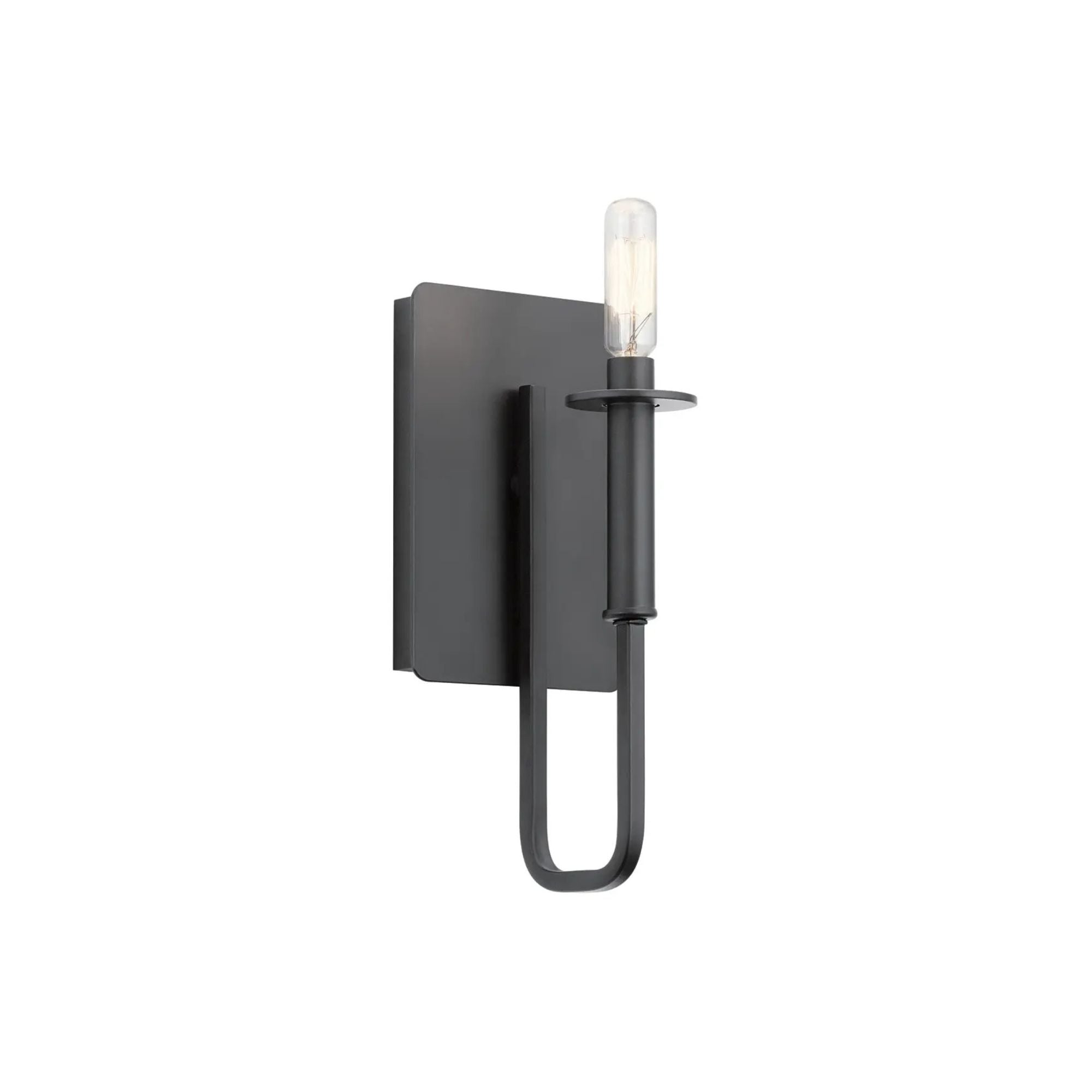 Alden 5" Wall Sconce, Black Finish